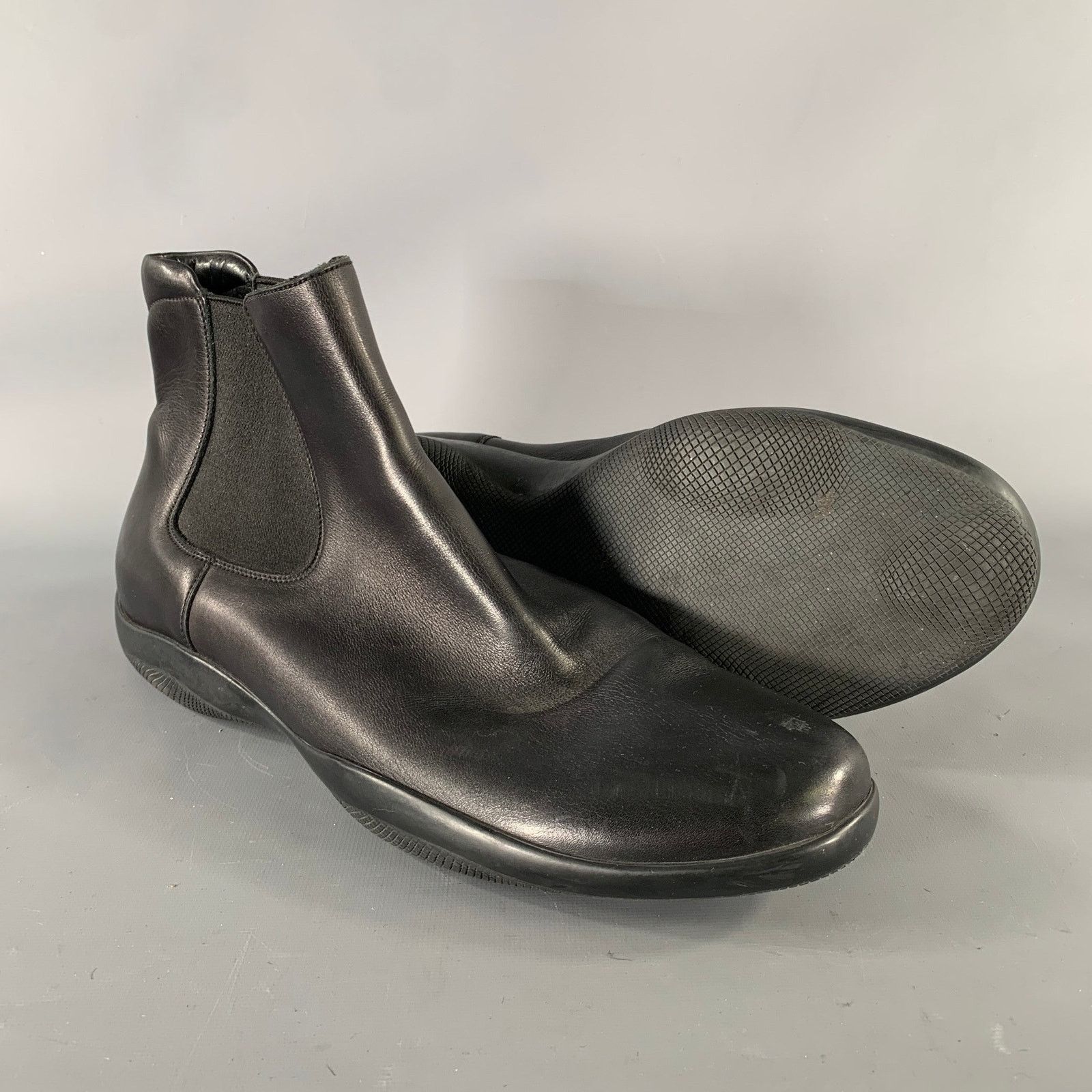 Prada PRADA SPORT Size 9 Black Leather Boots Size US 9 / EU 42 - 4 Thumbnail