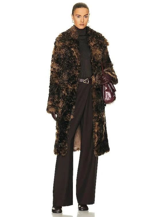 Bottega Veneta o1loc1c0324 715441 Plissé Jumper in Brown Size M / US 6-8 / IT 42-44 - 5 Thumbnail