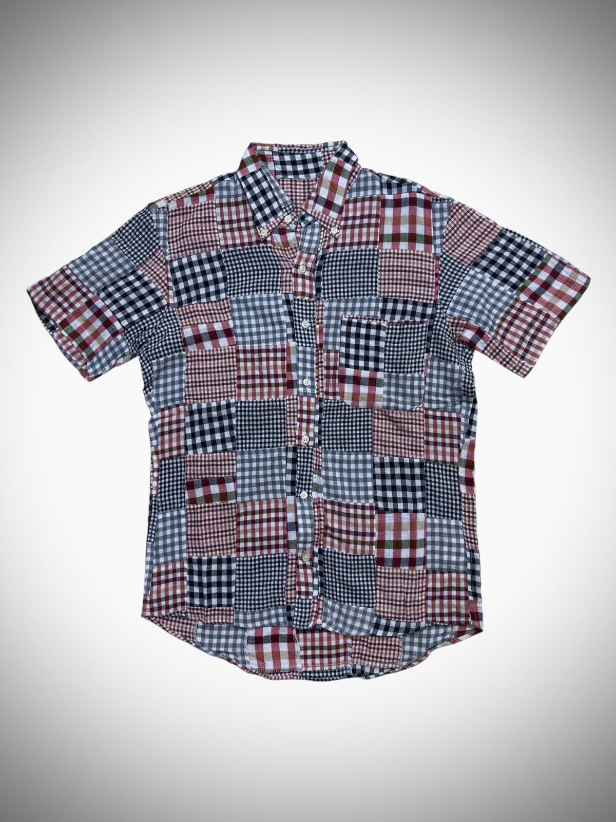 Beams Japan Beams🇯🇵 Japanese Patchwork Multicolor Design Shirt Size US S / EU 44-46 / 1 - 1 Thumbnail