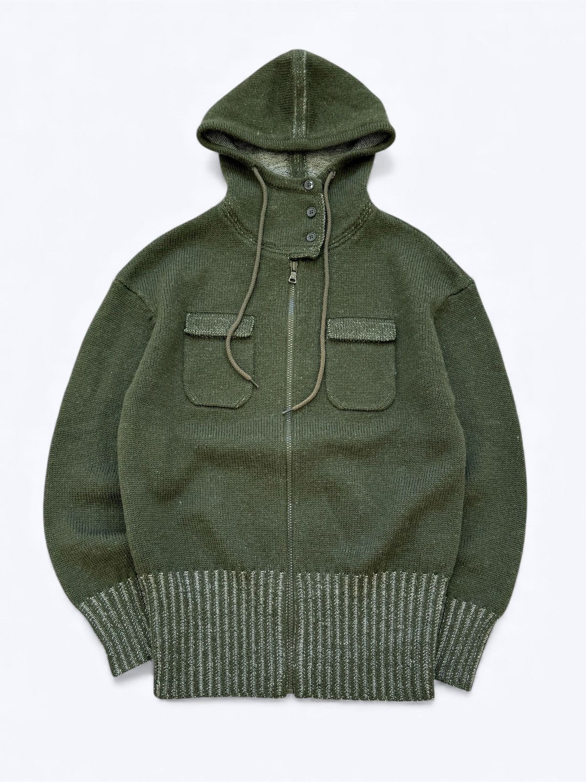 RRL Ralph Lauren Double RRL Ralph Lauren Wool Knit Zip Jacket Size US S / EU 44-46 / 1 - 2 Thumbnail