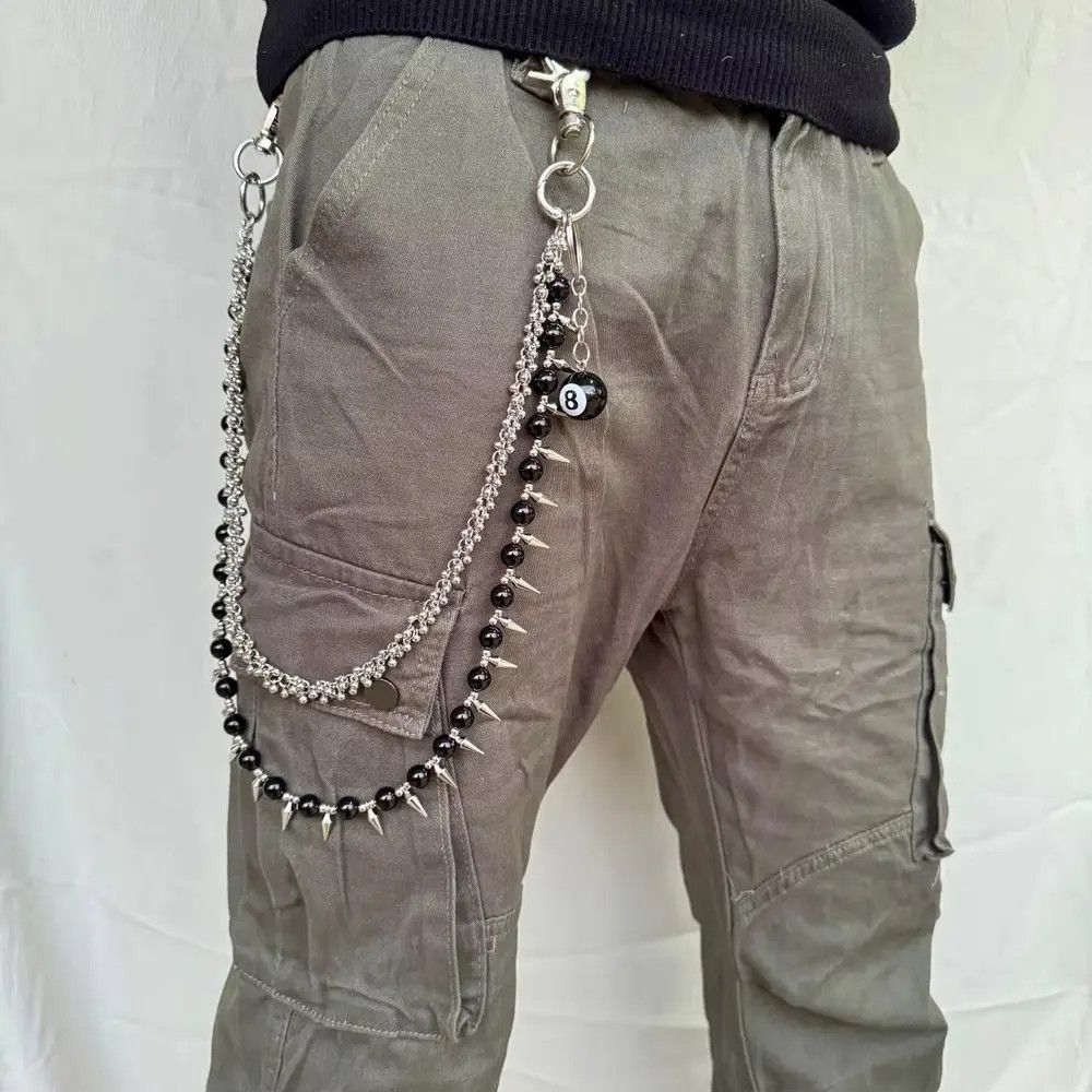 Jewelry 2 Layer Waist Punk Wallet Chain Size ONE SIZE - 1 Thumbnail