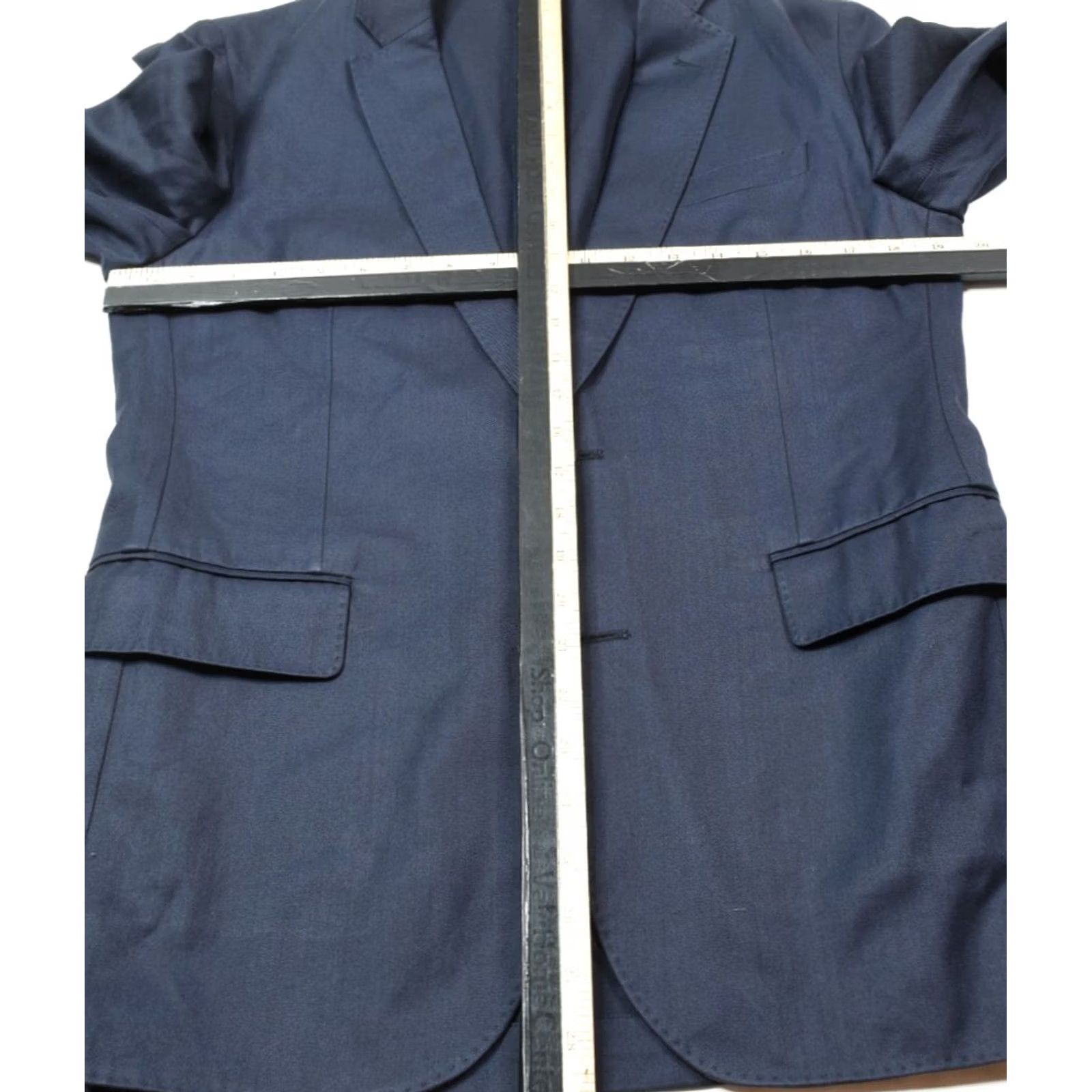 J.Crew J.Crew Ludlow Blazer Mens 38R Blue Wool Cotton Slim-fit Unstructured Two-Button Size 38R - 7 Thumbnail