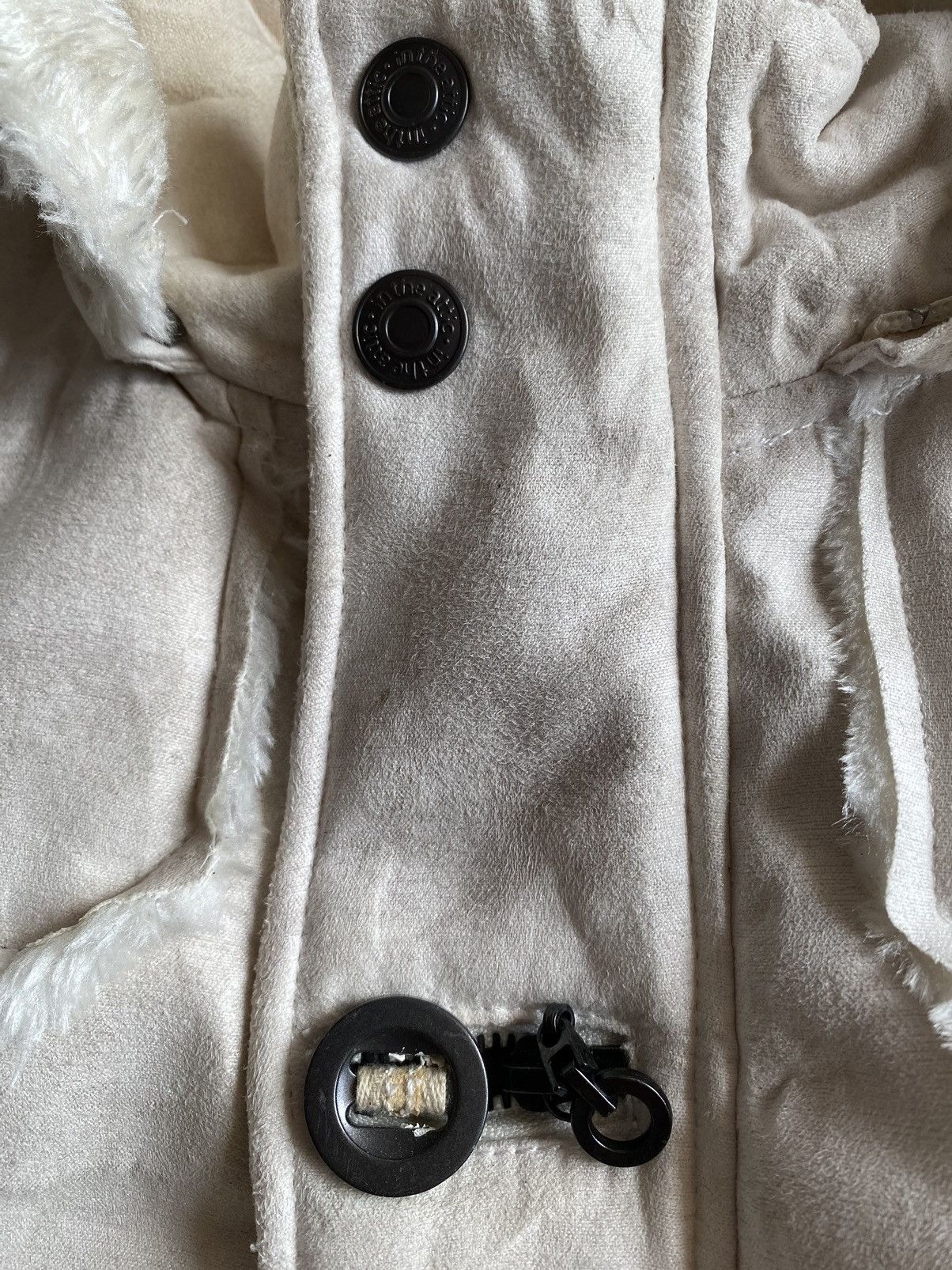 In The Attic IN THE ATTIC Japan Shearling Trench Coat Hoodie Size US L / EU 52-54 / 3 - 8 Thumbnail