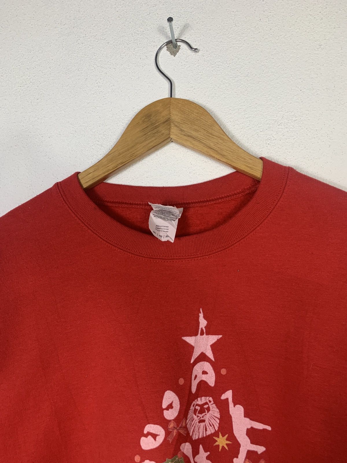 Designer × Vintage Vintage Red sweatshirt Size US XXL / EU 58 / 5 - 3 Thumbnail