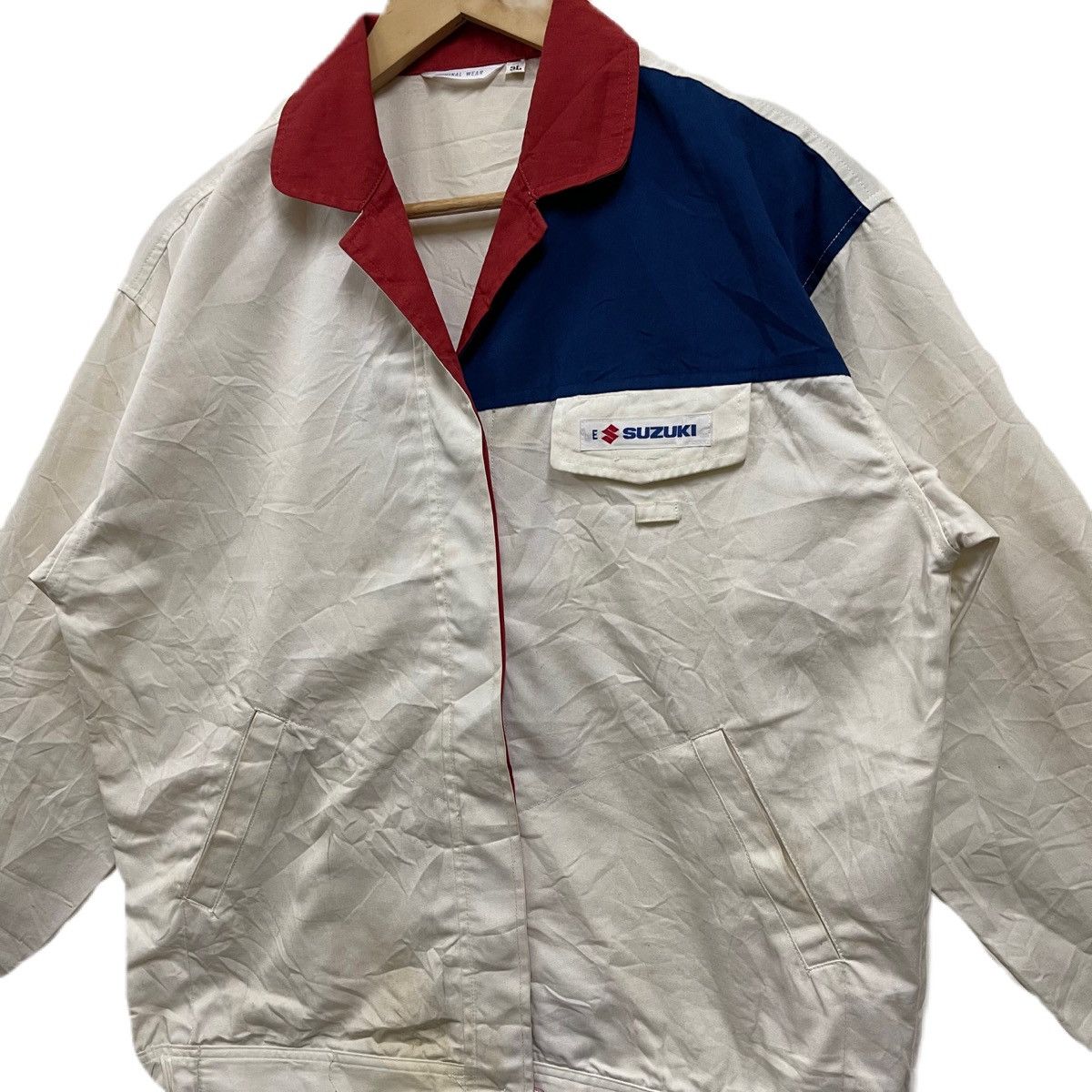 Vintage Vintage 90s SUZUKI Workwear Jacket Size US L / EU 52-54 / 3 - 2 Thumbnail
