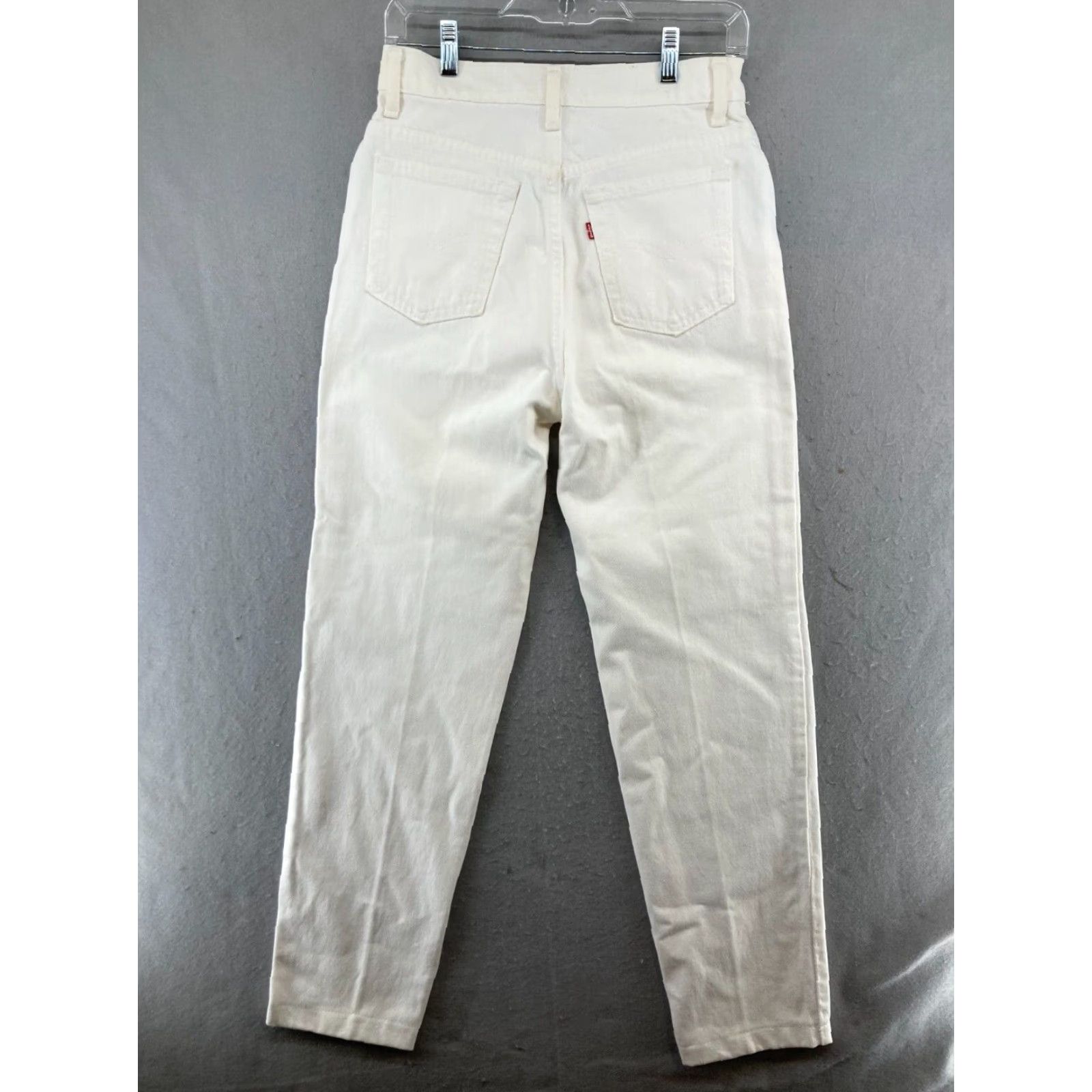 Levi's VINTAGE Levi's 512 Jeans 11 Medium White Slim Fit Tapered USA Made Womens Size 32" / US 10 / IT 46 - 7 Thumbnail