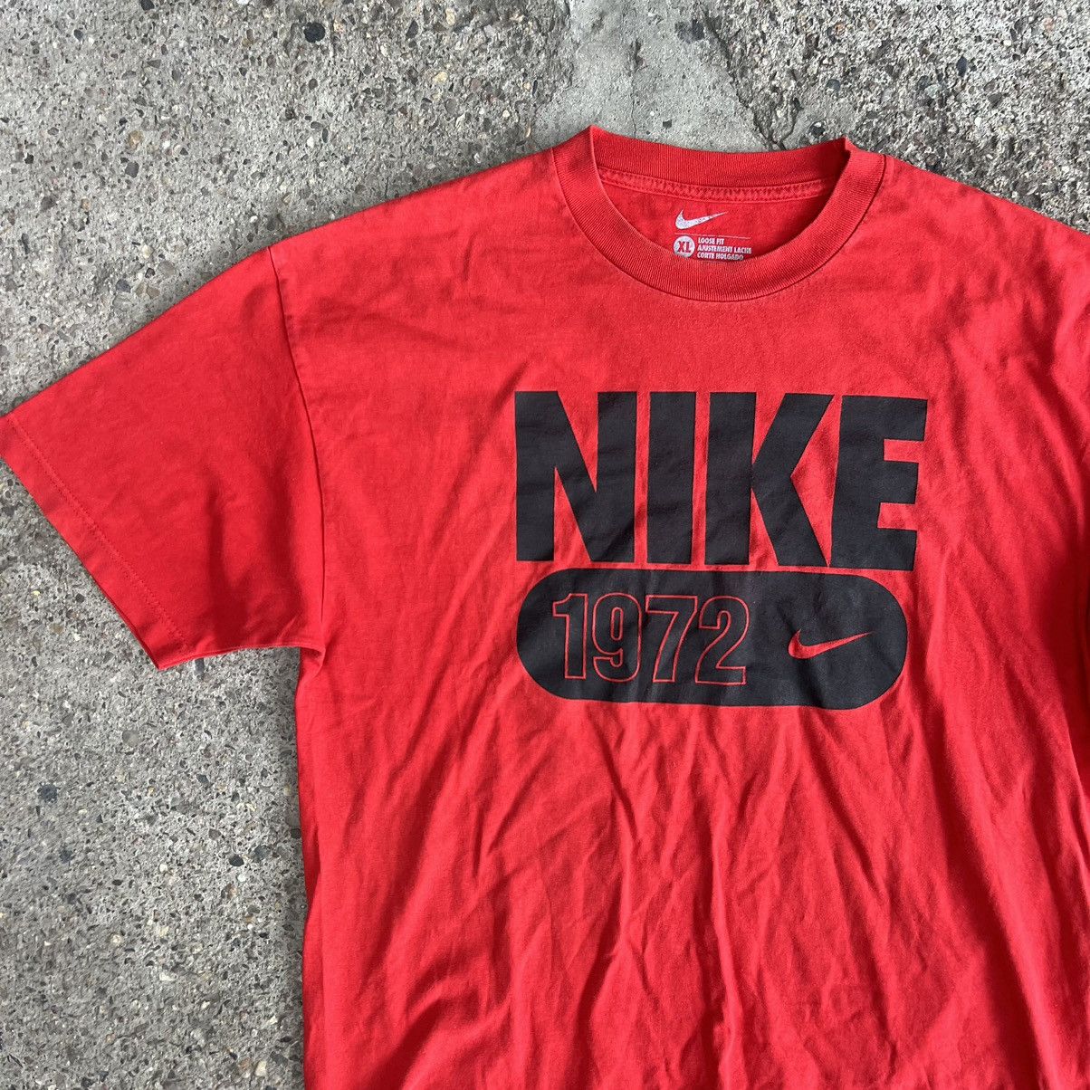 Nike × Vintage 1990’s Vintage Nike Faded T Shirt Nike Tee Size US XL / EU 56 / 4 - 3 Thumbnail