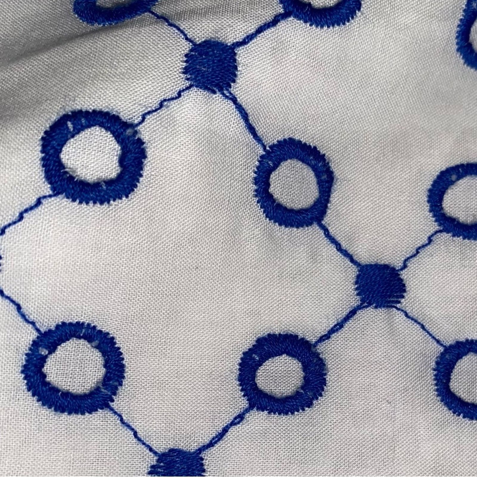 ALEXIS Alexis x Target Blue & White Tulip Eyelet‎ Dress Small EUC Size S / US 4 / IT 40 - 5 Thumbnail