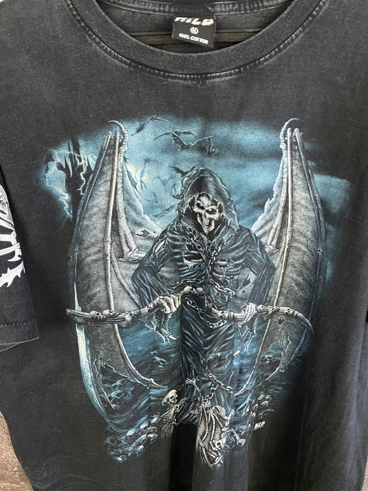 Band Tees wild vintage skull t shirt faded y2k Size US XL / EU 56 / 4 - 3 Thumbnail