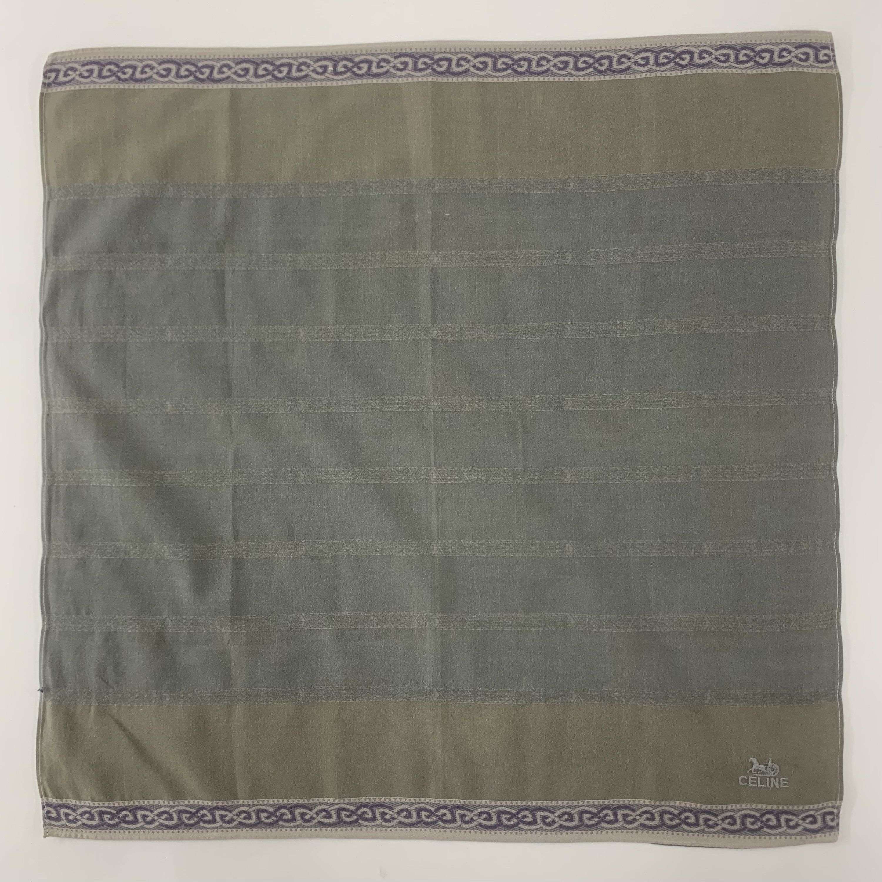 Celine Celine Handkerchief Bandana Neckerchief Pocket Square Size ONE SIZE - 2 Thumbnail