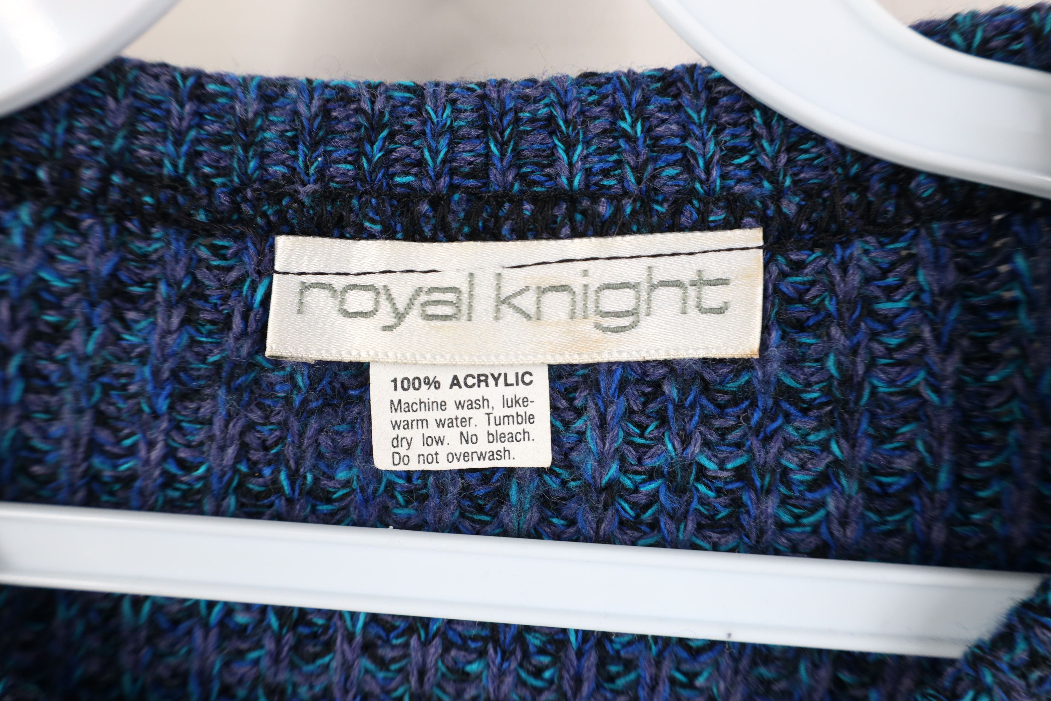 Vintage Vintage 90s Streetwear Ribbed Knit Crewneck Sweater USA Size S / US 4 / IT 40 - 6 Thumbnail