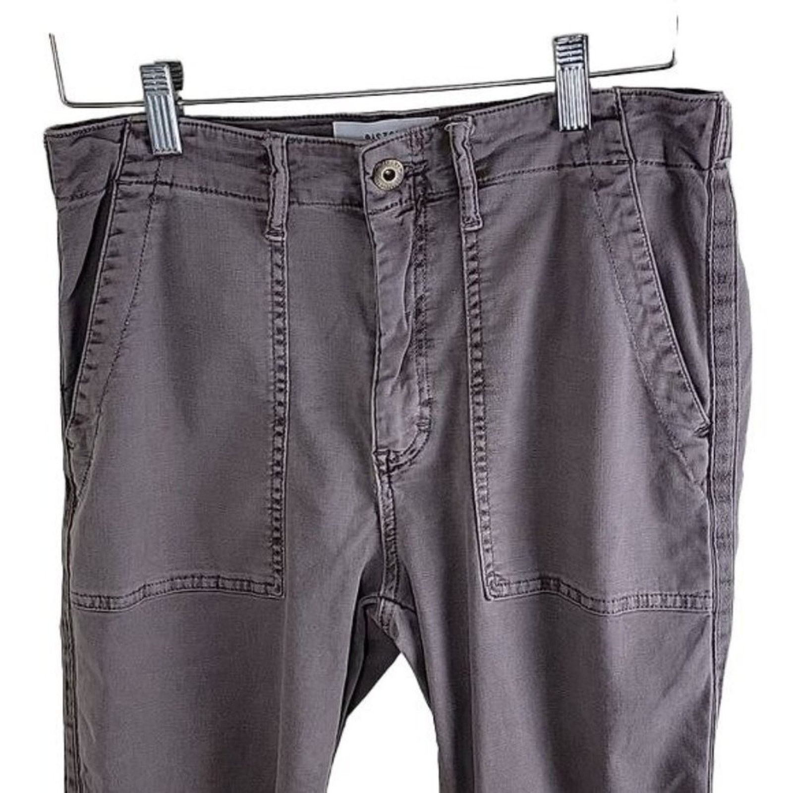 Pistola PISTOLA Women's Mid Rise Brown Cargo Pants Cotton Blend Size 30" / US 8 / IT 44 - 2 Thumbnail