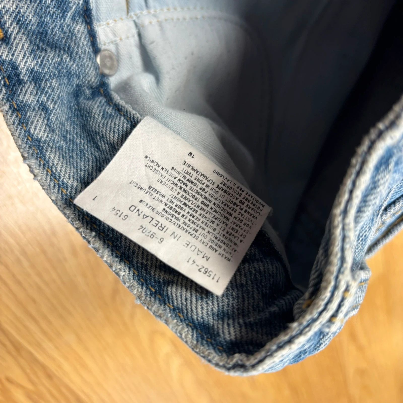Lee Lee Straight Leg Jeans W29 L31 Size US 29 - 6 Thumbnail