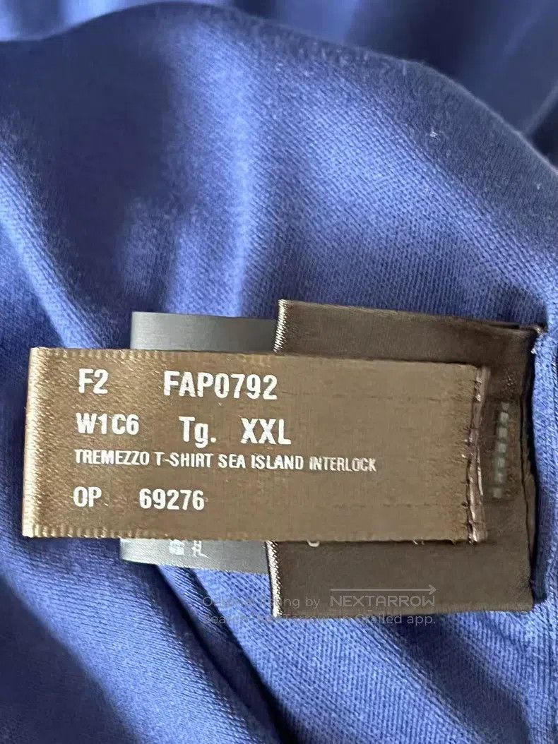 Loro Piana Loro Piana Short-sleeve with Logo on Left Hem Size US XXL / EU 58 / 5 - 8 Thumbnail