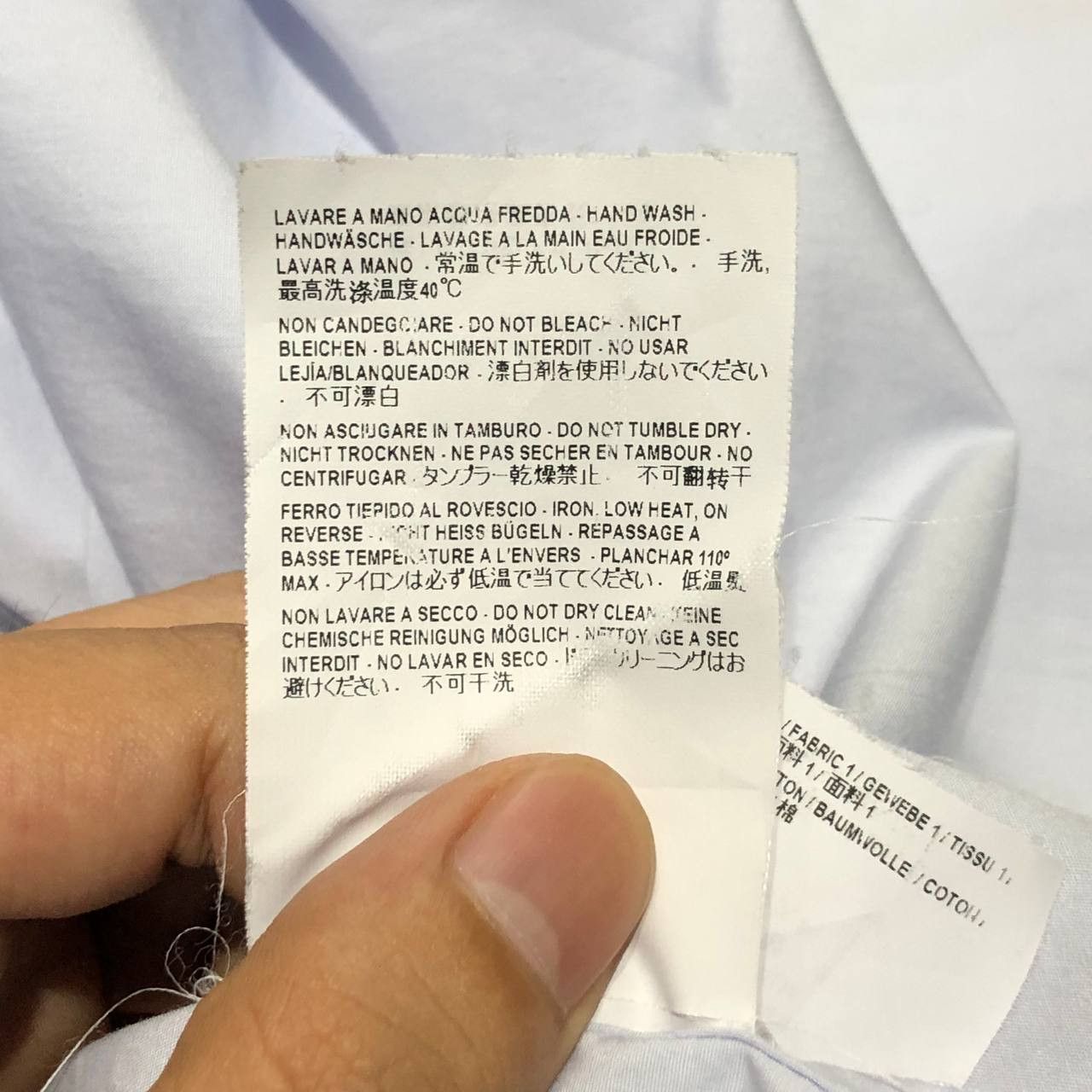 Balenciaga Balenciaga Back logo Poplin polo long sleeves Size US XL / EU 56 / 4 - 14 Thumbnail