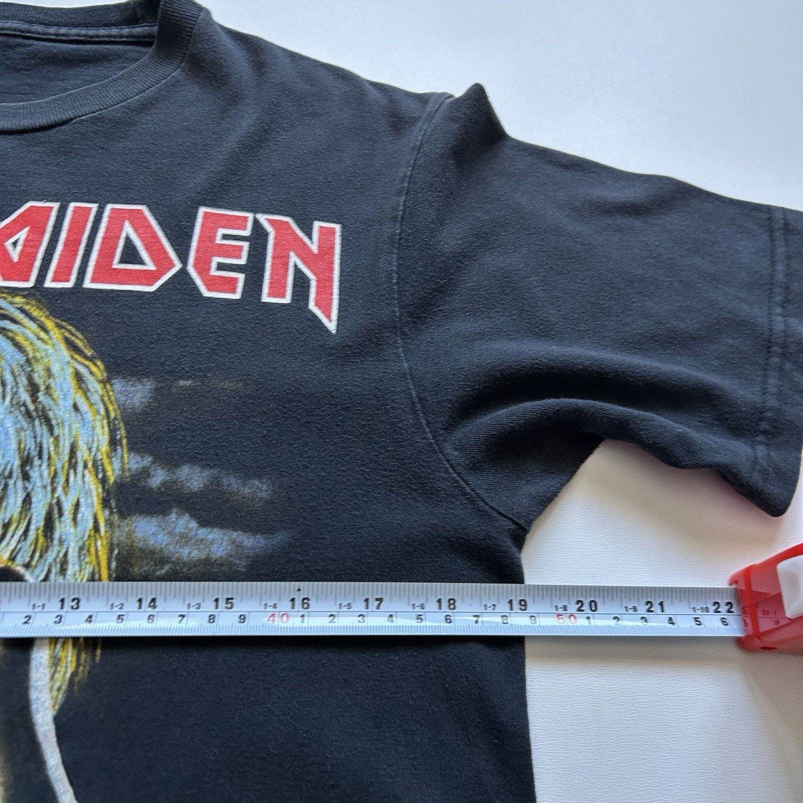 Band Tees Vintage Iron Maiden T-Shirt Medium Faded Black 2009 Graphic Size US M / EU 48-50 / 2 - 4 Thumbnail