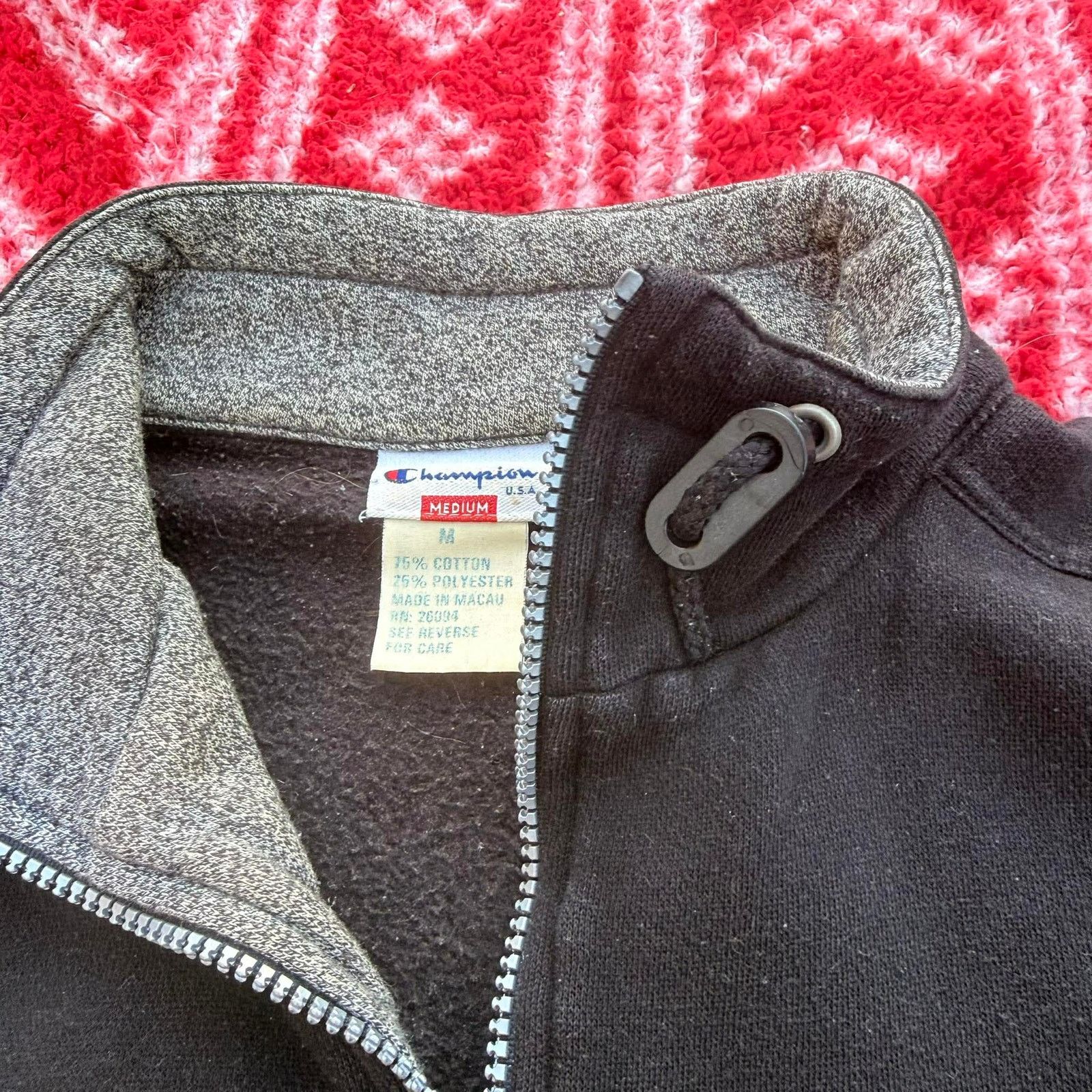 Champion Vintage Champion USA 1/4 Zip Fleece Sweatshirt Medium Size US M / EU 48-50 / 2 - 3 Thumbnail