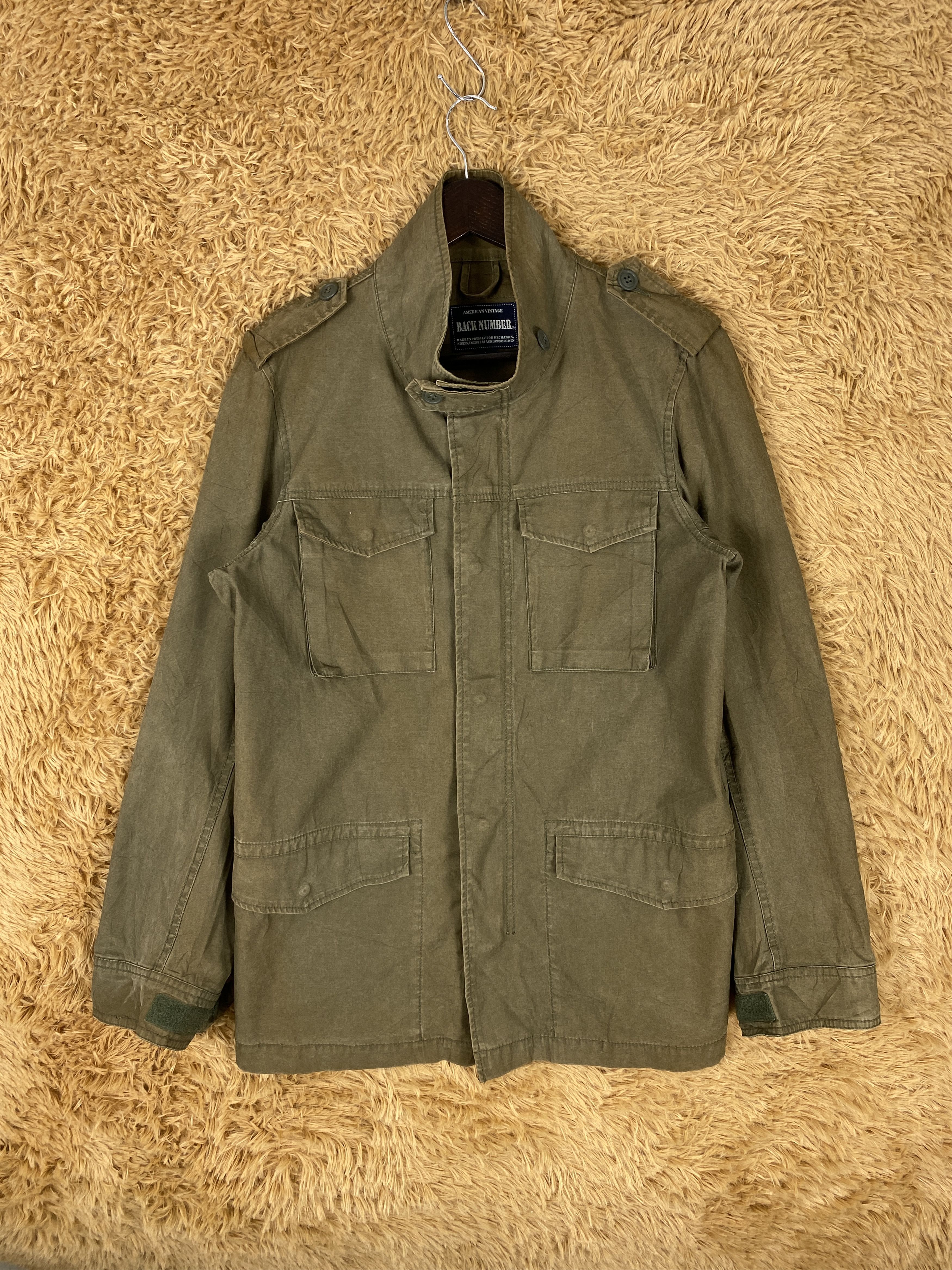Japanese Brand Vintage Back Number Military Jacket J2187 Size US S / EU 44-46 / 1 - 1 Thumbnail