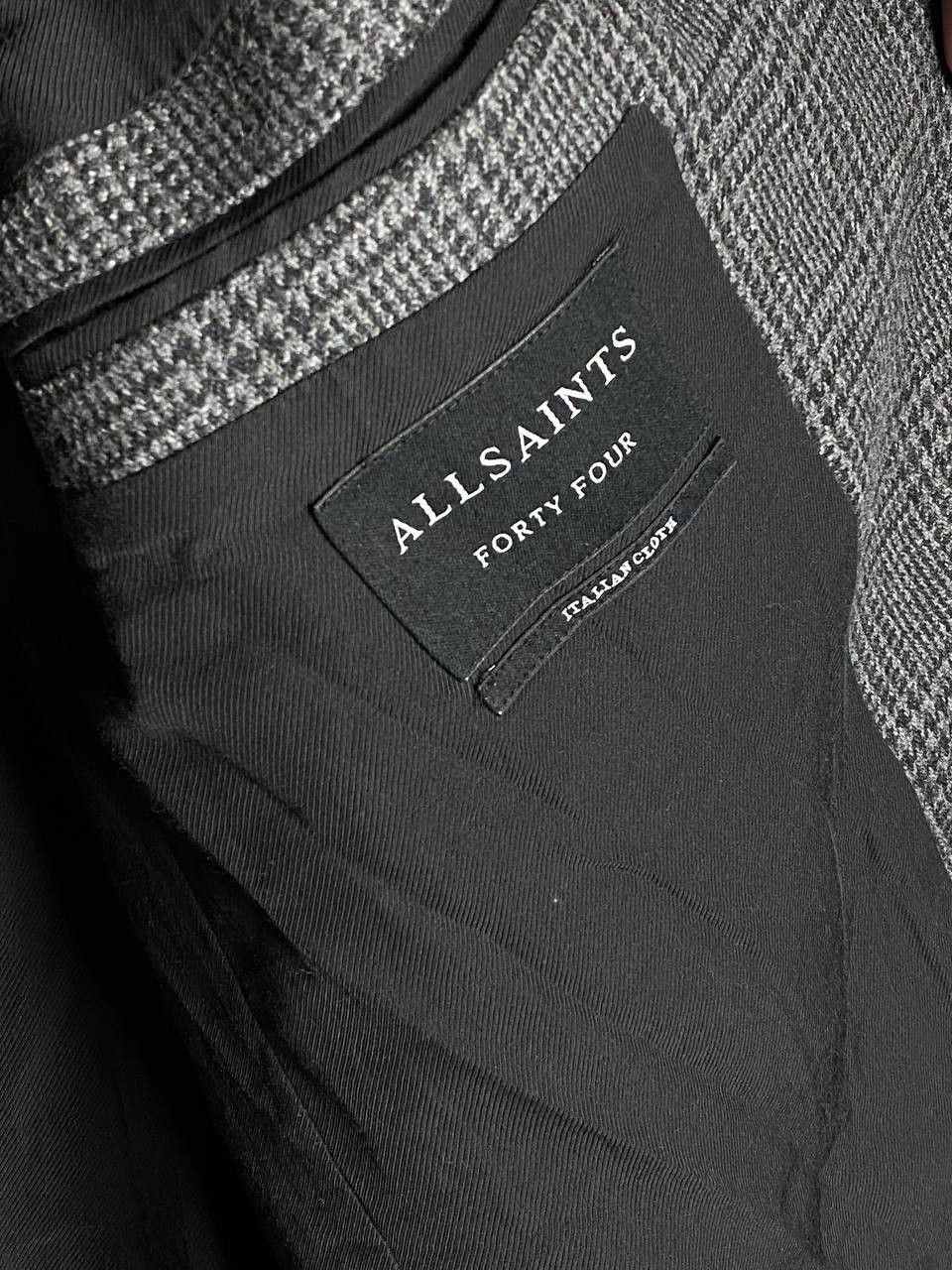 Allsaints × Vintage AllSaints “Navan” Check Wool Coat Size XXL Size US XXL / EU 58 / 5 - 8 Thumbnail