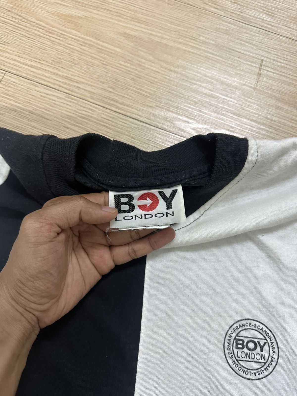 Beauty Beast × Boy London × Vintage Rare And Beautiful Vintage 90’s Boy London Split Tee Size US L / EU 52-54 / 3 - 5 Thumbnail