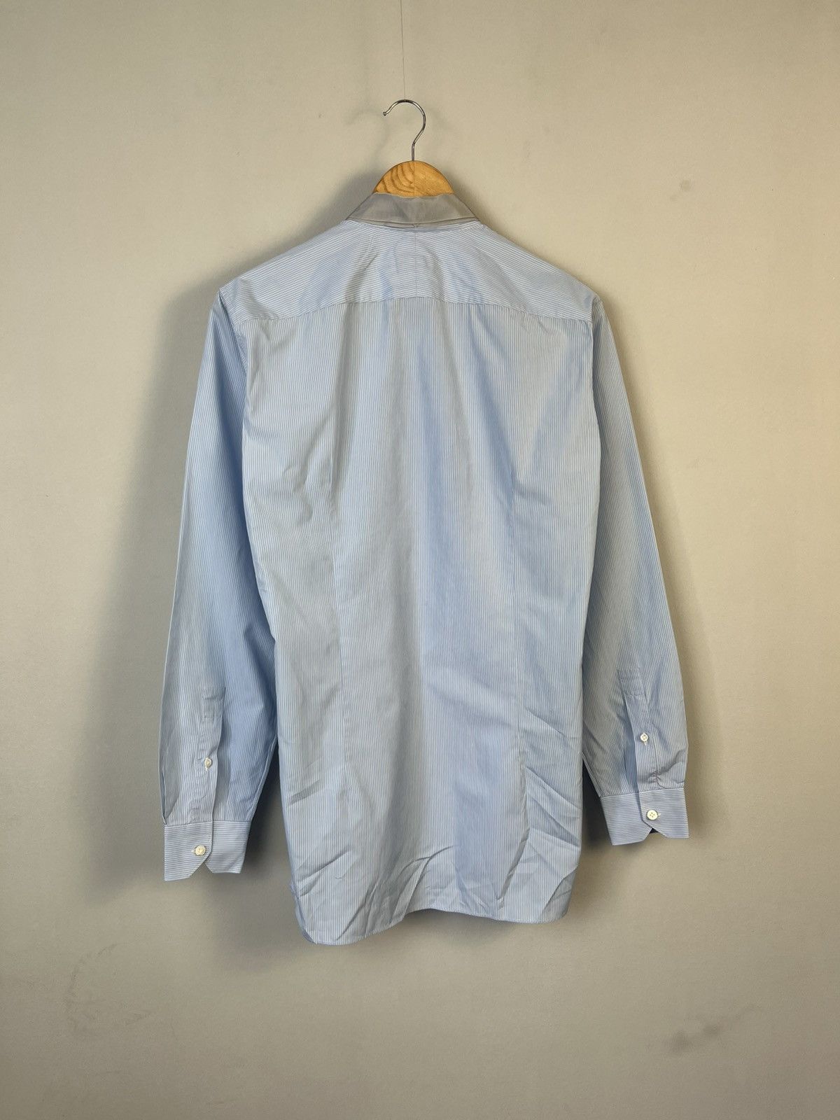 Lanvin Lanvin Luxury Classic Cotton Long Sleeve Shirt Made in Italy Size US M / EU 48-50 / 2 - 6 Thumbnail