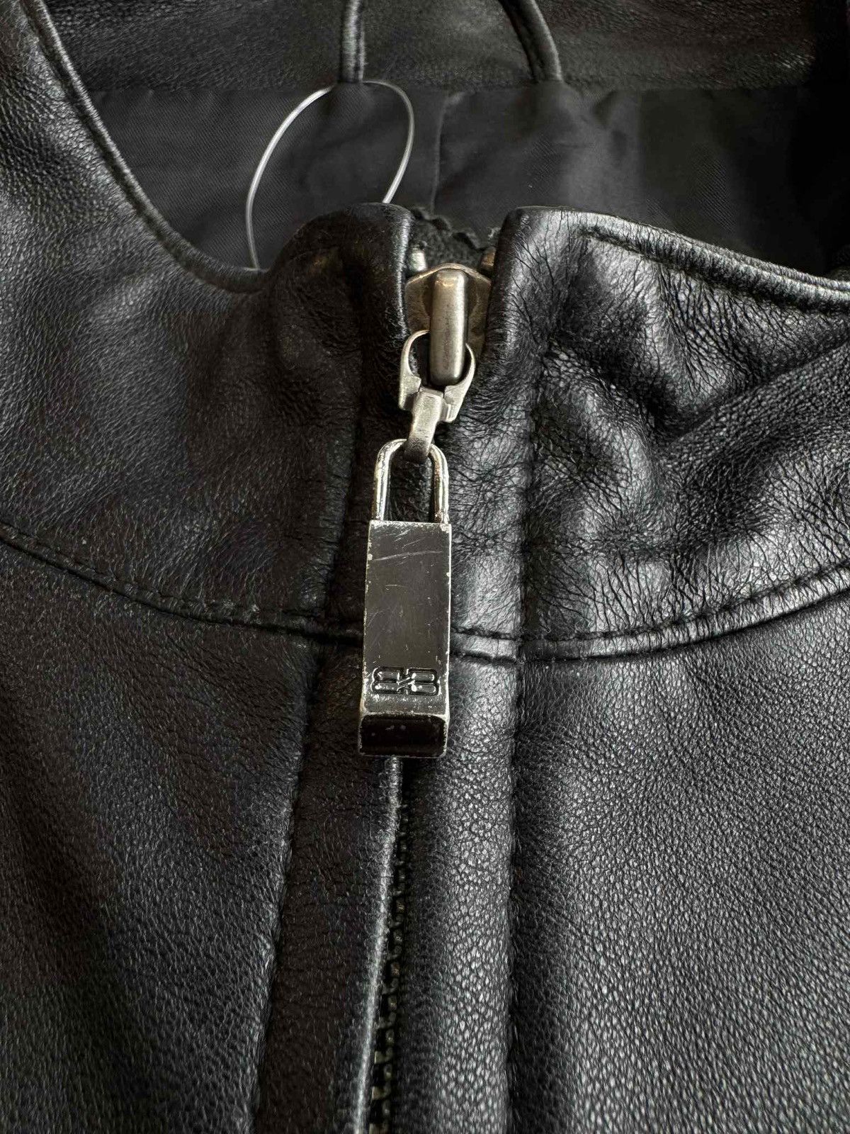 Balenciaga Balenciaga - Nicolas Ghesquiere Harrington Leather Jacket Size US XL / EU 56 / 4 - 14 Thumbnail