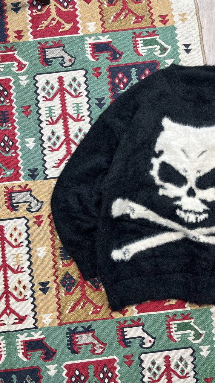 Japanese Brand × Vintage Vintage Skeleton Y2K Sweater Size US S / EU 44-46 / 1 - 3 Thumbnail