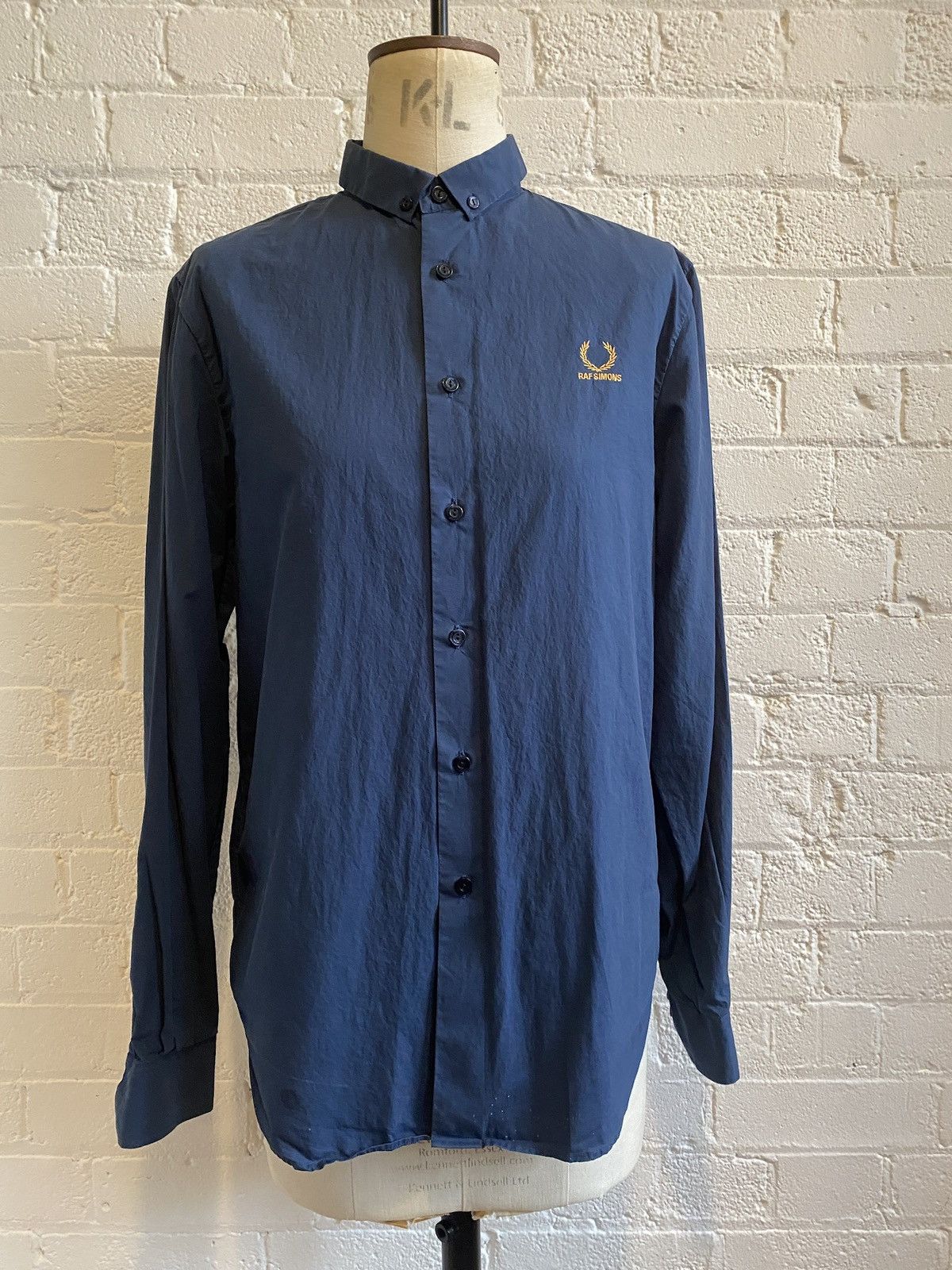 Raf Simons RAF Simons button up blue shirt Size US M / EU 48-50 / 2 - 1 Thumbnail