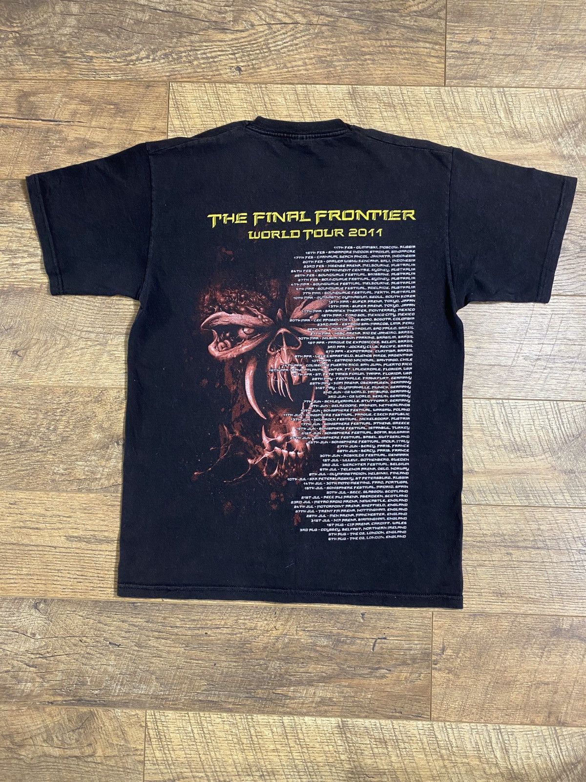 Band Tees Iron Maiden T-Shirt. The Final Frontier World Tour 2011. L Size US L / EU 52-54 / 3 - 3 Thumbnail
