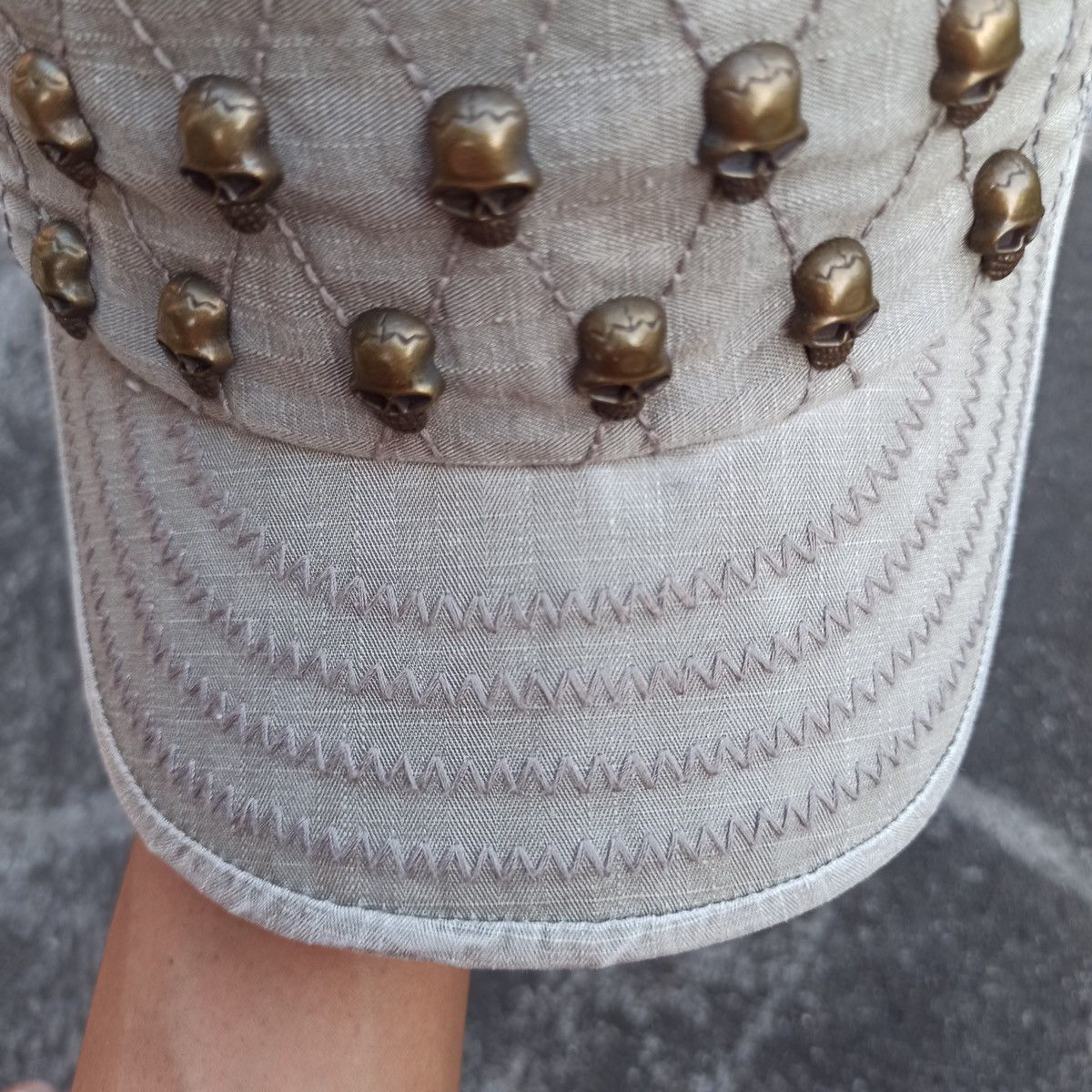 Unsound Rags SICK.. skull iron cadet hat Size ONE SIZE - 4 Thumbnail