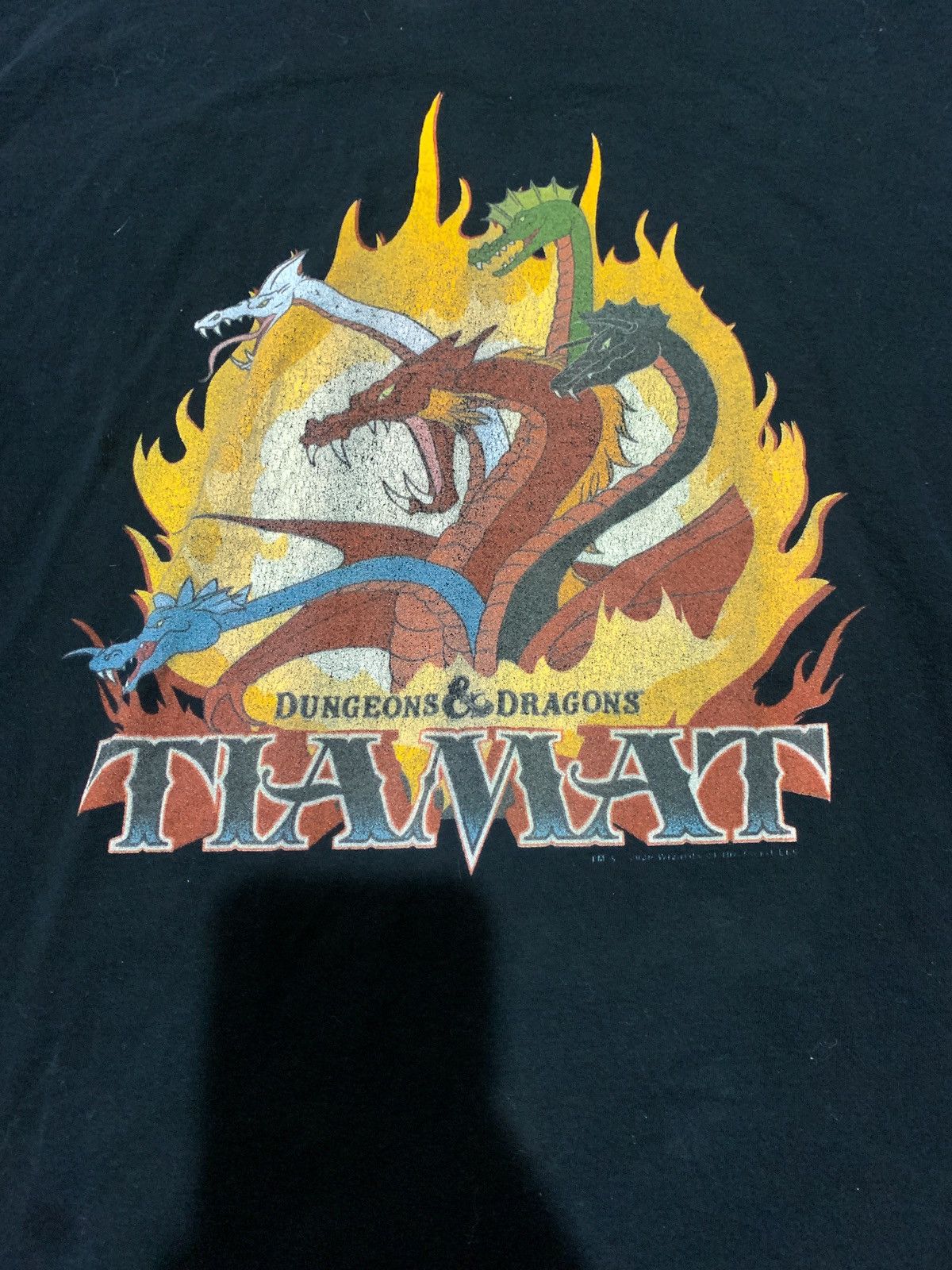 Fruit Of The Loom × Vintage 90’s VTG Dungeon’s And Dragons T Shirt Size US XL / EU 56 / 4 - 1 Thumbnail