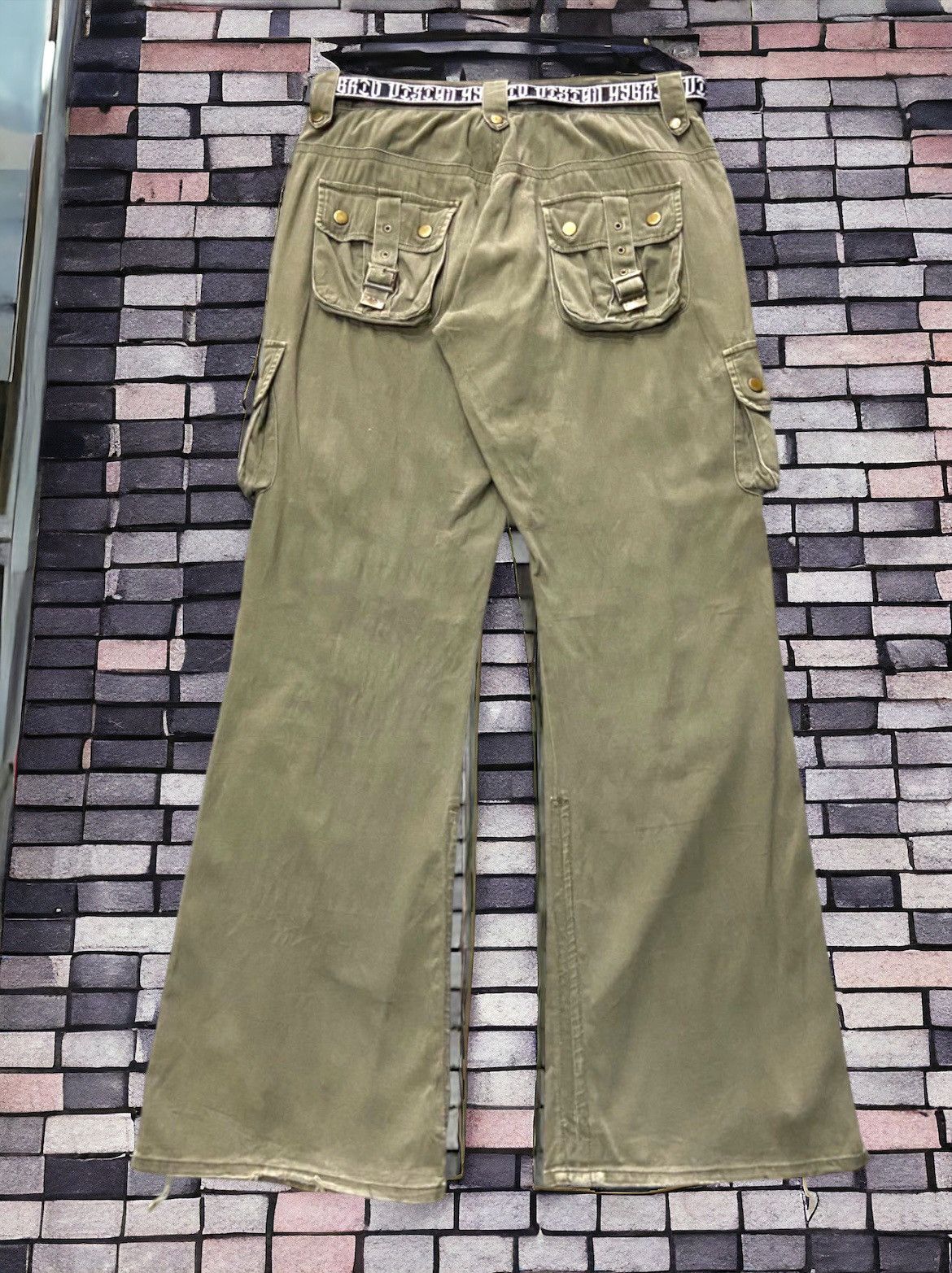 Hysteric Glamour × If Six Was Nine × Le Grande Bleu (L.G.B.) Semantic Design Baggy Flared Double Knee Tactical Pants Size US 32 / EU 48 - 2 Thumbnail