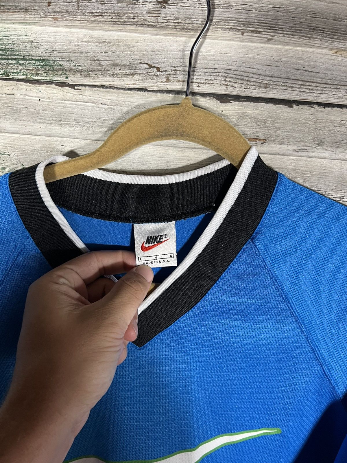 Nike × Vintage Vintage Calcio Nike Jersey Size US L / EU 52-54 / 3 - 2 Thumbnail