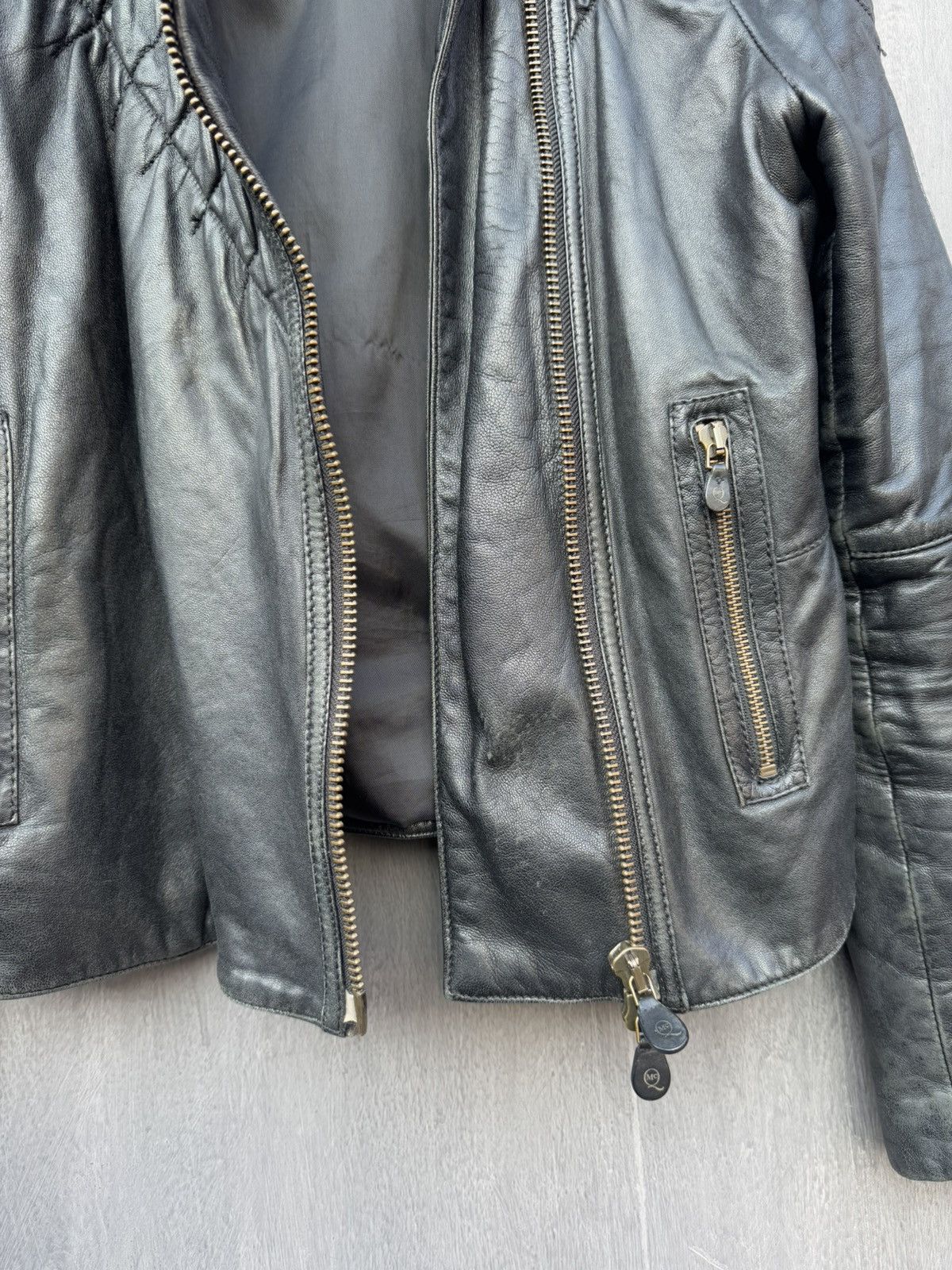 Alexander McQueen Alexander McQueen Leather Quilted Biker Jacket Size 42 Size M / US 6-8 / IT 42-44 - 11 Thumbnail