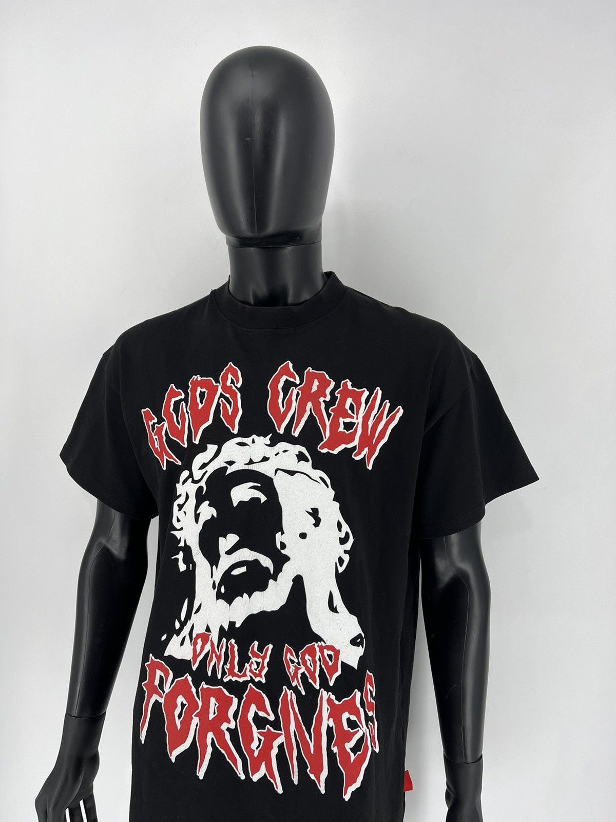 GCDS GCDS Grew Jesus Only God Forgives Shirt Band Tee Style Size US M / EU 48-50 / 2 - 4 Thumbnail