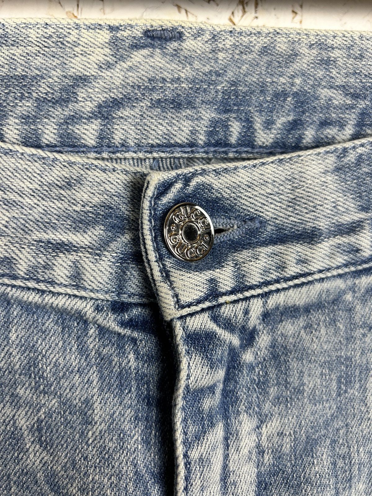 Gucci Gucci 60’s Skinny Flower Applique Denim Jeans Size 26" / US 2 / IT 38 - 4 Thumbnail