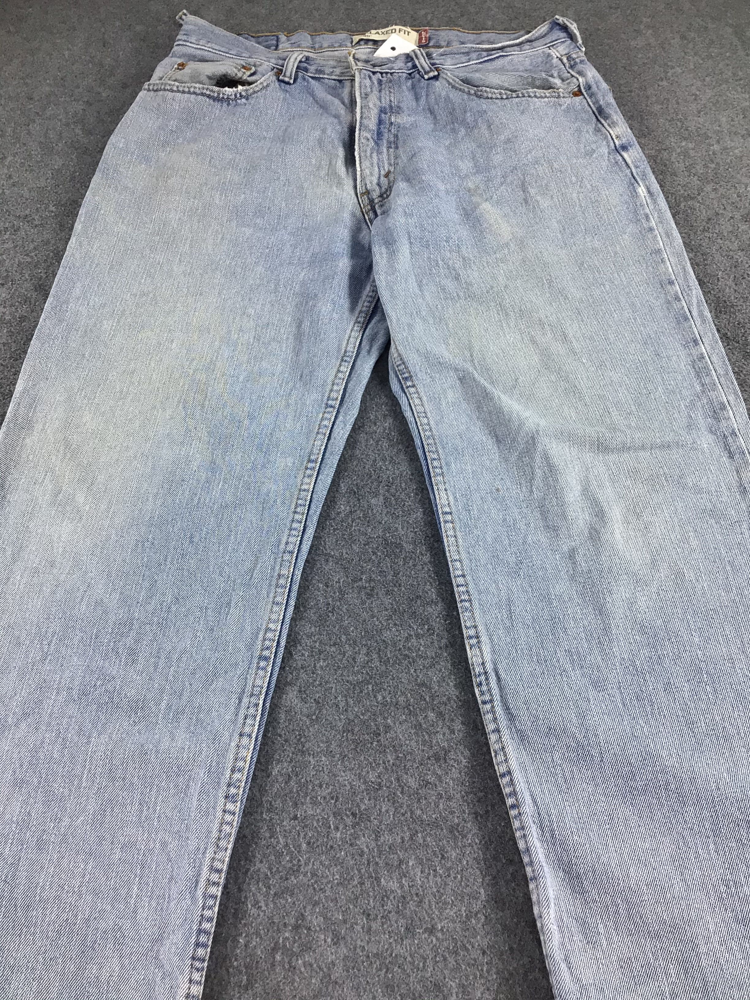 Levi's Vintage Levis 550 Jeans Medium Wash Denim -J426 Size US 34 / EU 50 - 3 Thumbnail