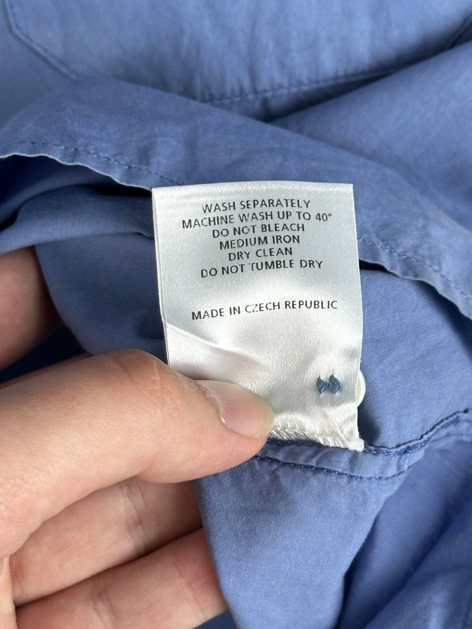 Designer OSKA Luxury Short Sleeve Shirt Blue Size US L / EU 52-54 / 3 - 11 Thumbnail