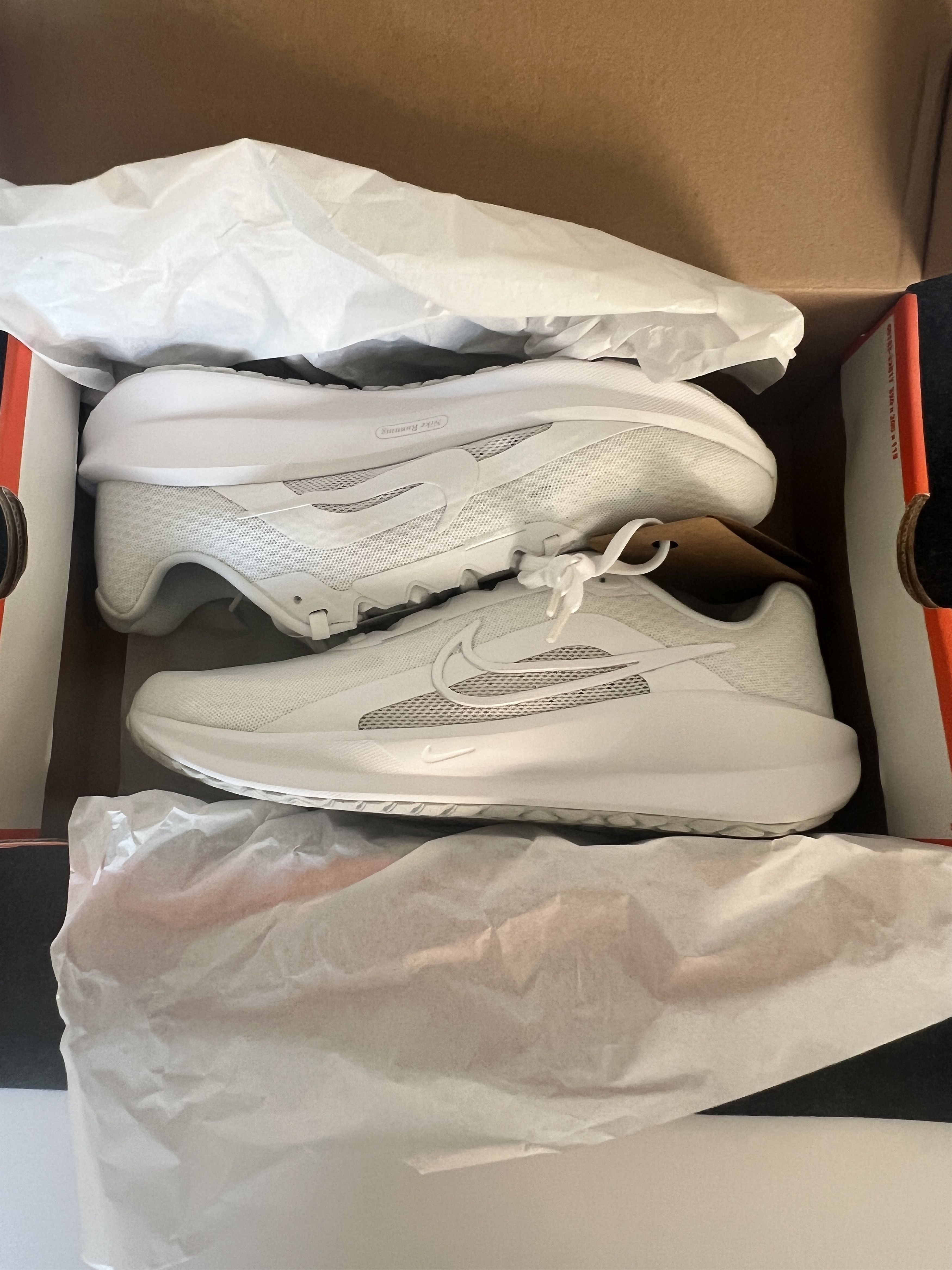 Nike Nike Downshifter 13 White/Wolf Grey – Men’s 8.5 Size US 8.5 / EU 41-42 - 2 Thumbnail
