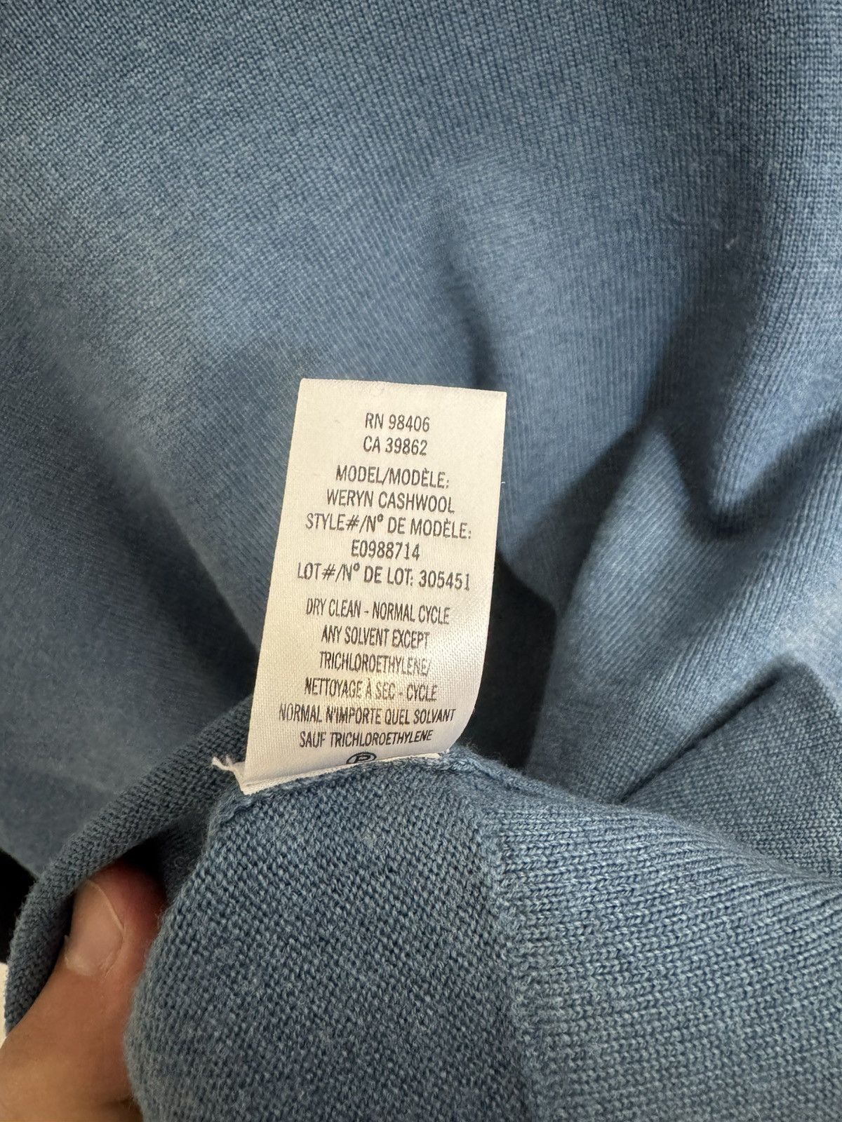Theory Theory Two Tone Sweater Size US M / EU 48-50 / 2 - 6 Thumbnail