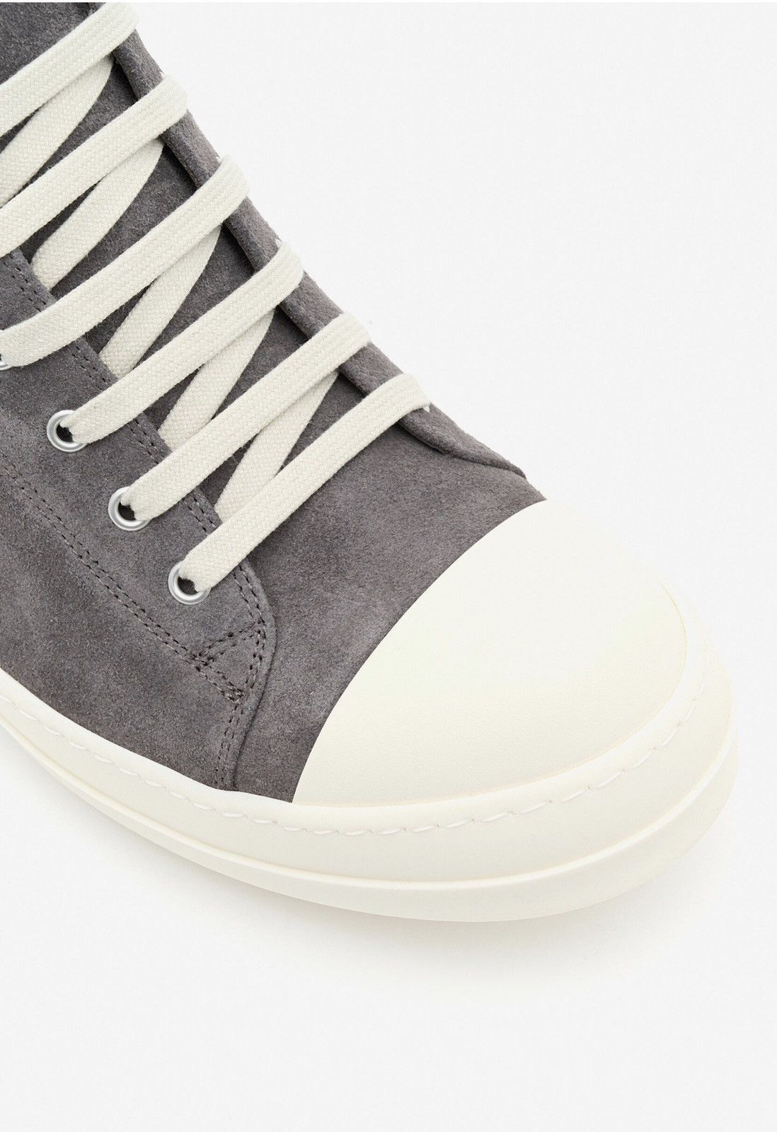 Rick Owens Last Rick Owens Ramones Suede Low-Top Sneakers Size US 12 / EU 45 - 4 Thumbnail