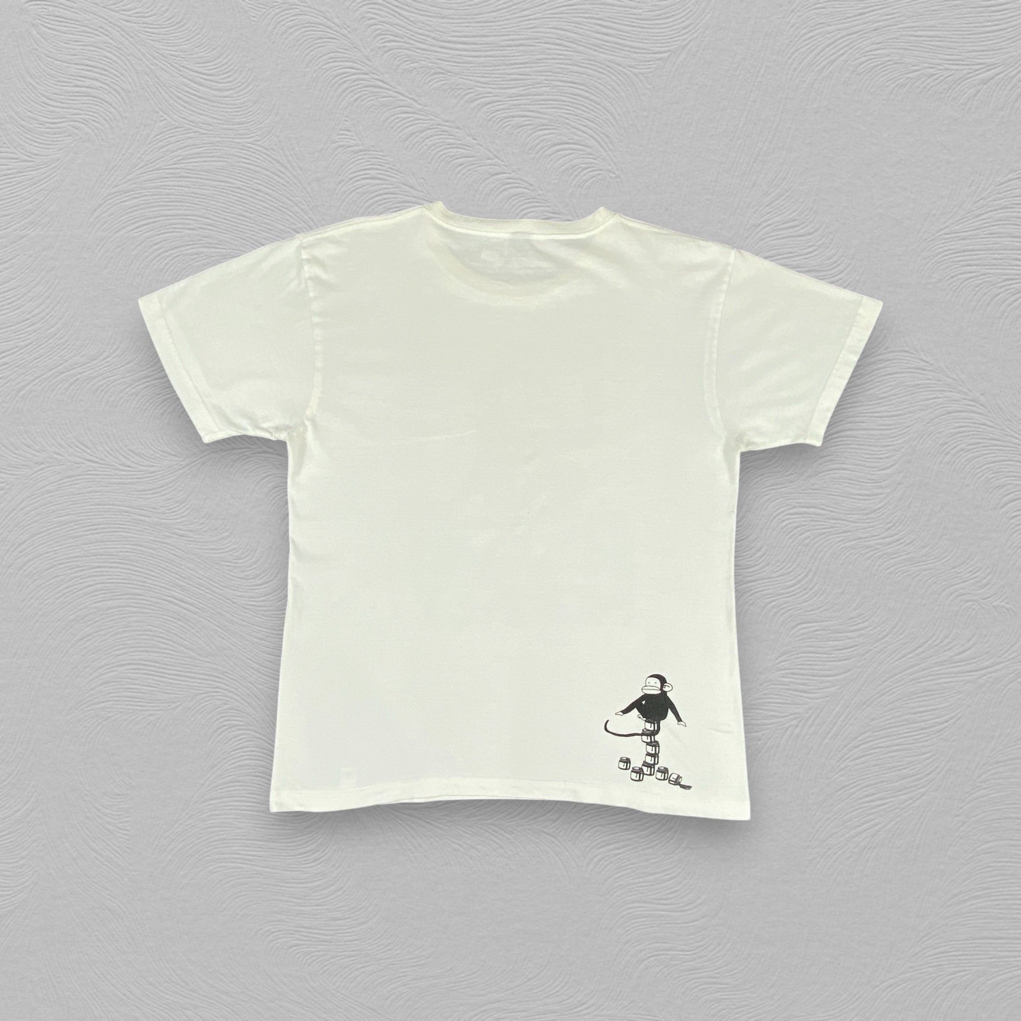 Japanese Brand Vintage Graniph Rude Monkey T-shirt - L070 Size US L / EU 52-54 / 3 - 2 Thumbnail