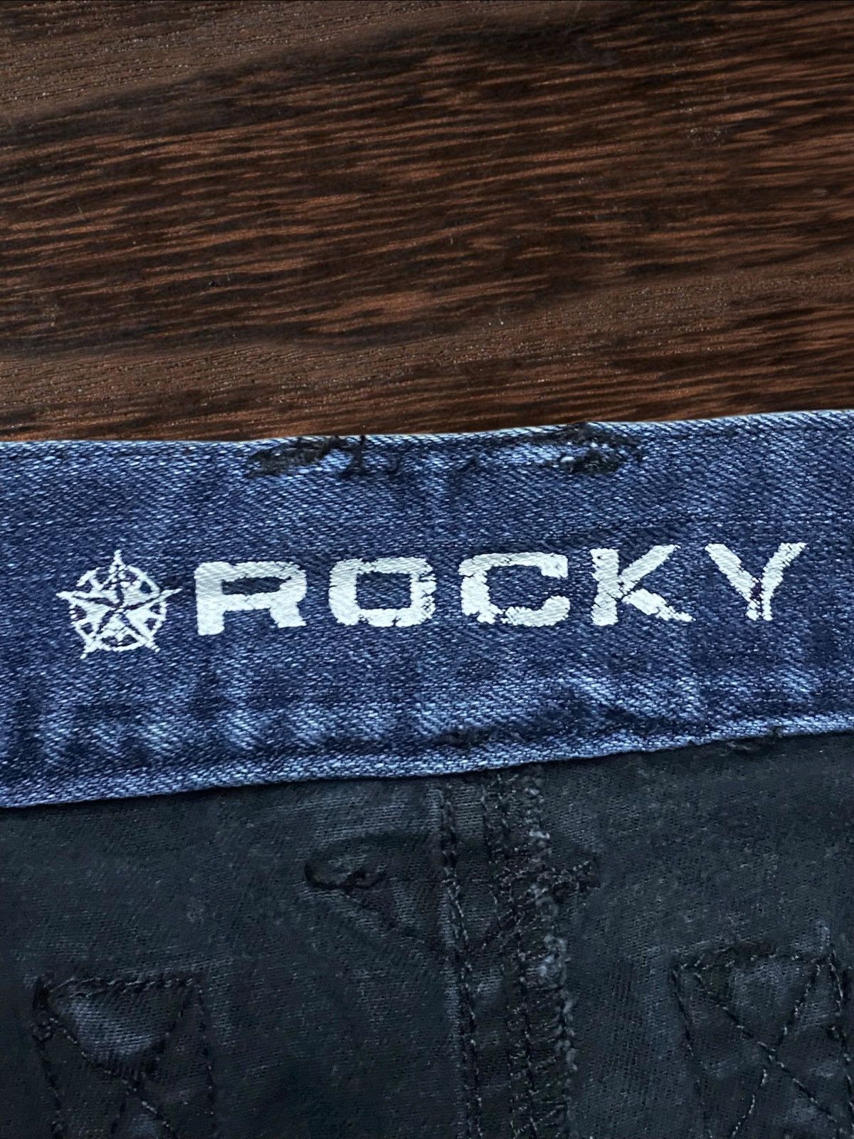 ROCKSMITH Rocky Patchwork Denim Cargo Pants / Utility Workwear Size US 34 / EU 50 - 13 Thumbnail