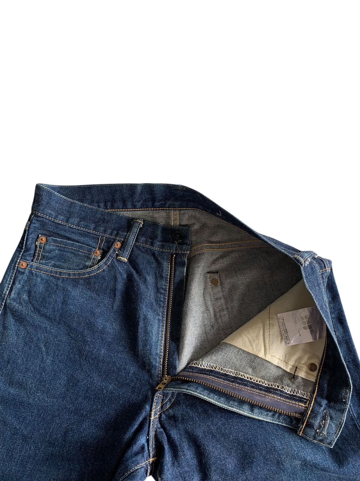 Japanese Brand VINTAGE JAPANESE UNBRAND SELVEDGE RAW DENIM Size US 32 / EU 48 - 12 Thumbnail