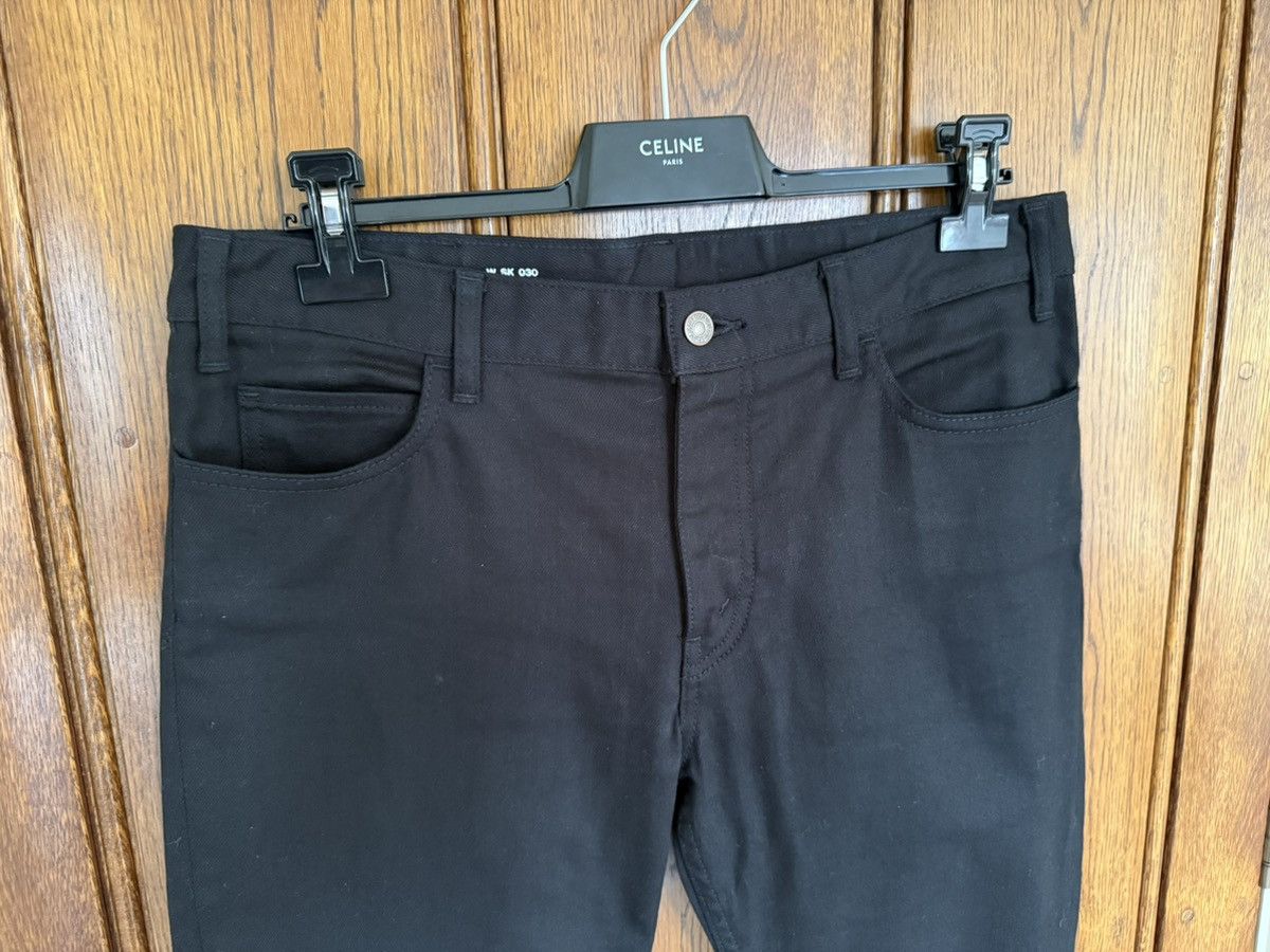 Celine Celine Neo pure black skinny jeans 32 Hedi Slimane grail Size US 32 / EU 48 - 13 Thumbnail