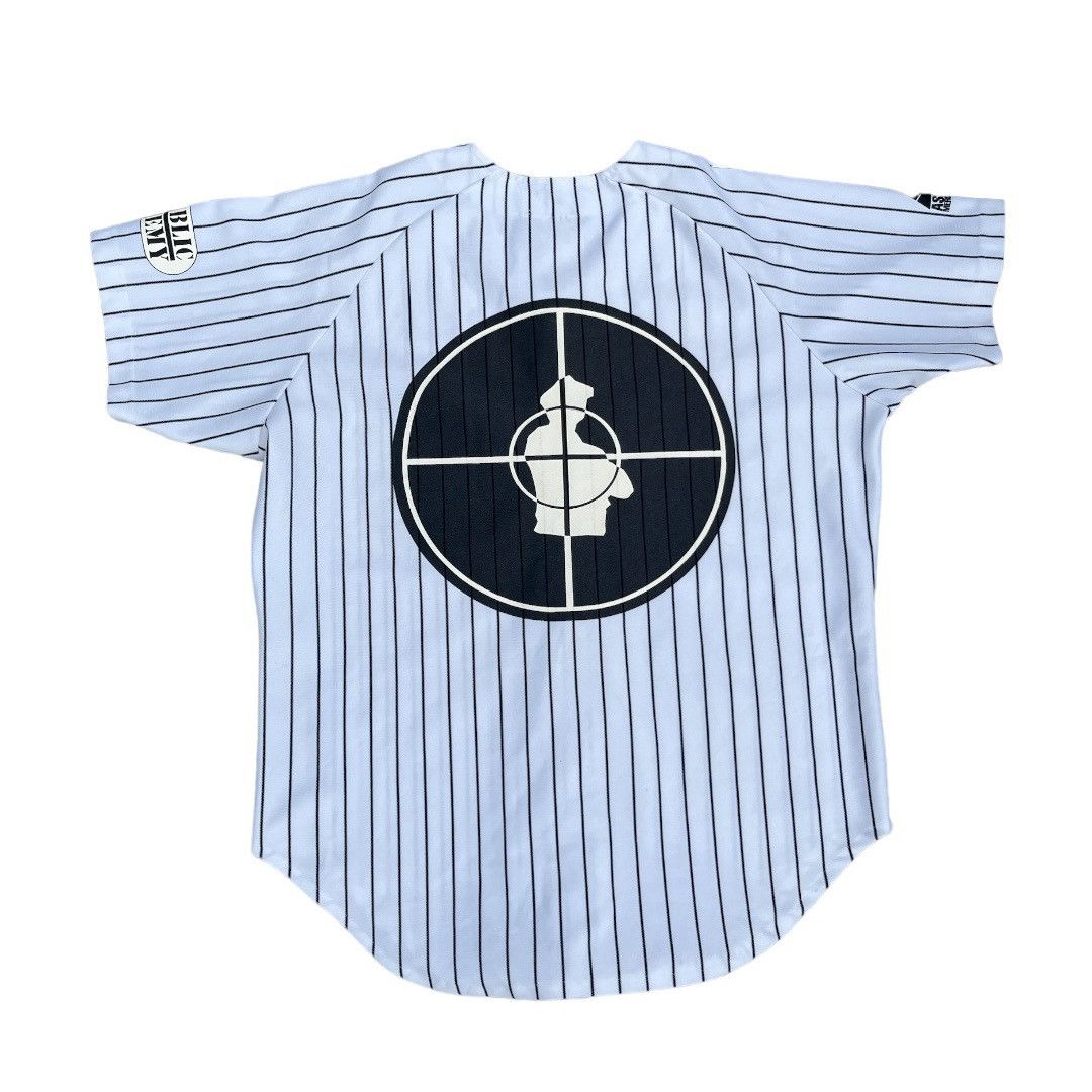 Public Enemy Vintage 1991 Baseball Jersey Public Enemy Size US XL / EU 56 / 4 - 5 Thumbnail