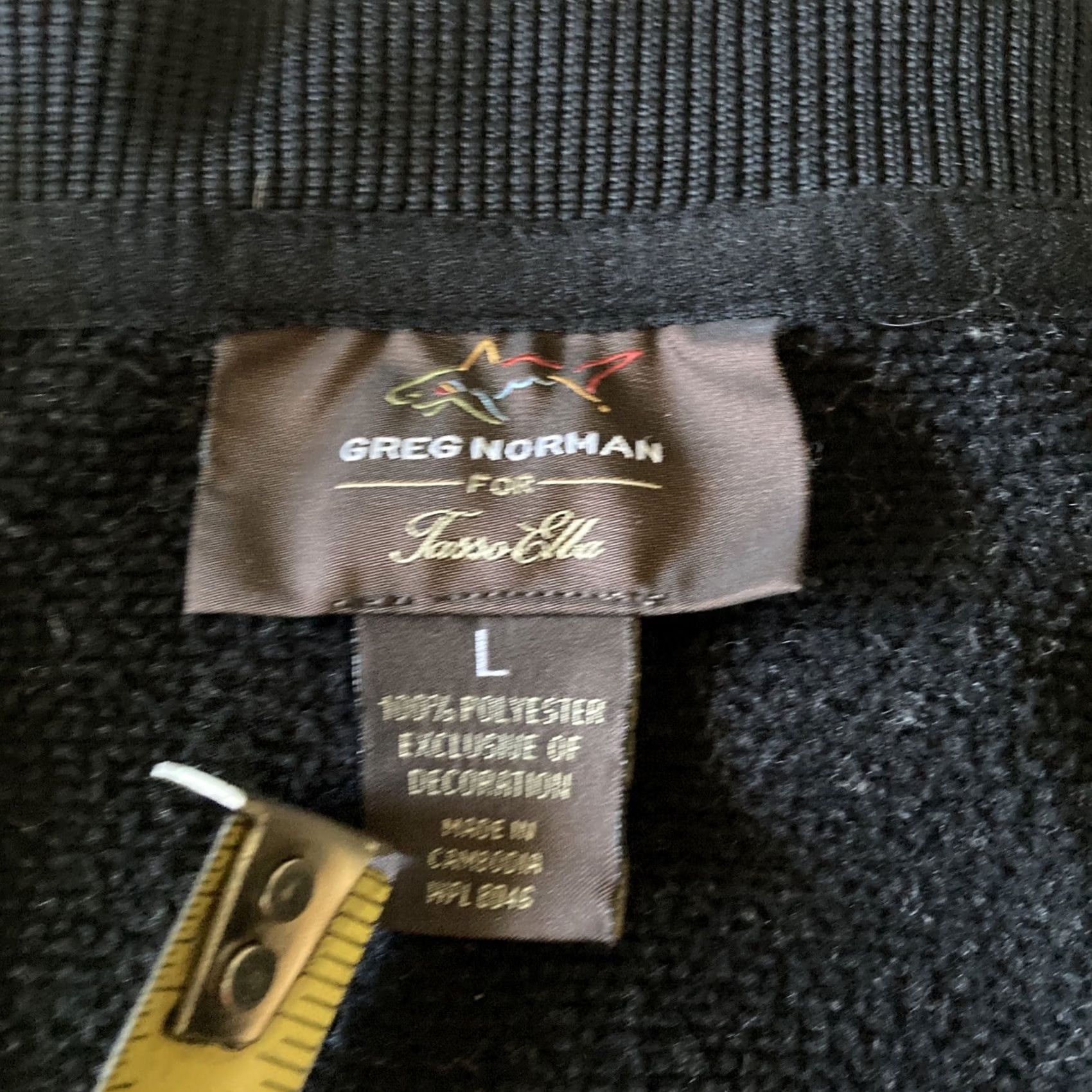 Tasso Elba VINTAGE Men’s Greg Norman for Tasso Elba Black Pullover Large Mens L Black Pullover Greg Norman for Tasso Elba Sweater Size US L / EU 52-54 / 3 - 2 Thumbnail