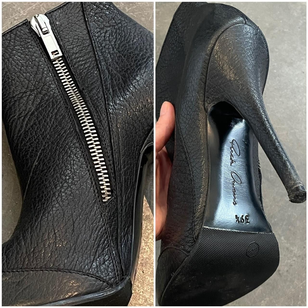 Rick Owens Rick Owens Stiletto Ankle Boots Size US 9.5 / IT 39.5 - 3 Thumbnail