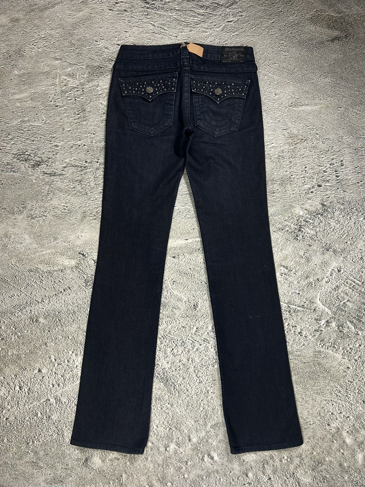 True Religion True Religion black jeans studded Billy flared Y2K Size 28" / US 6 / IT 42 - 1 Thumbnail