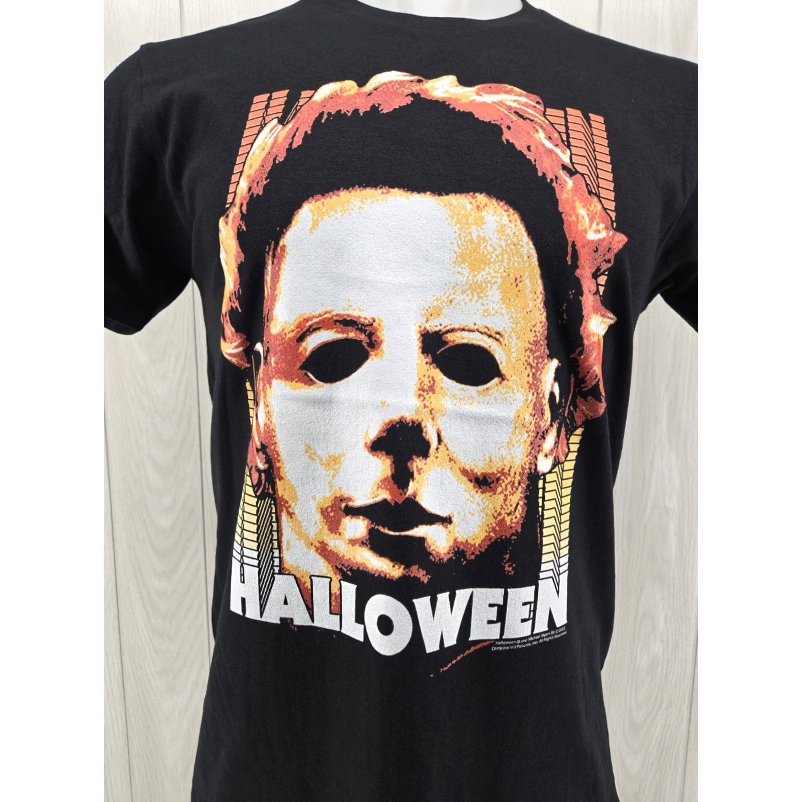 Vintage Halloween Michael Myers Black Mens Shirt Cotton Mens Small Size US S / EU 44-46 / 1 - 3 Thumbnail